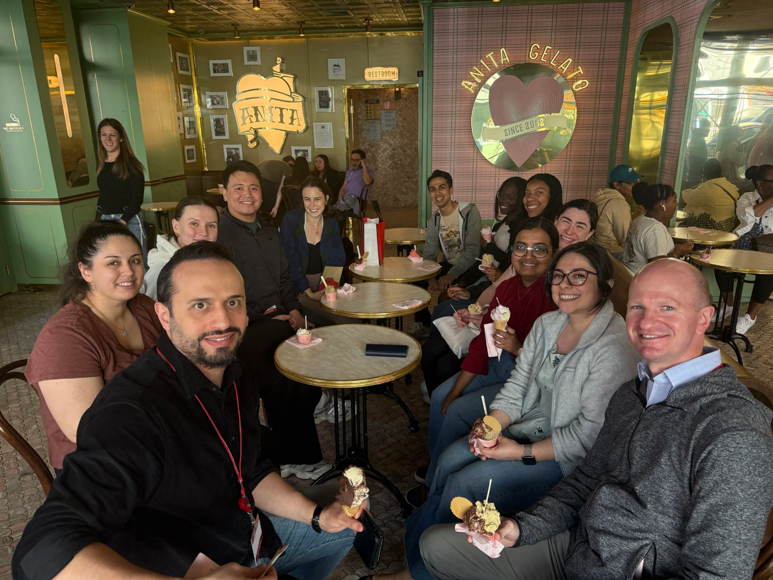 Celebrating Libby's last day at Anita Gelato! May 20, 2025