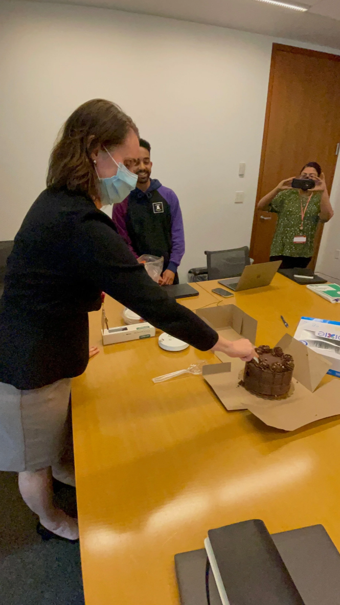 Happy Birthday Sallie! Always time for cake!!