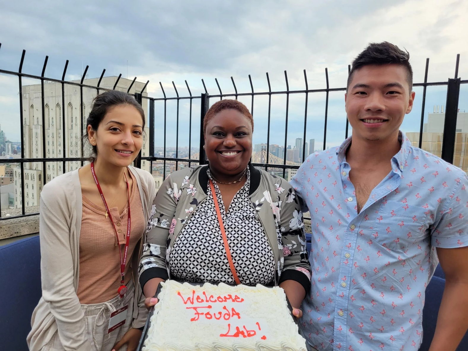 Welcome Fouda Lab to WCM!!!