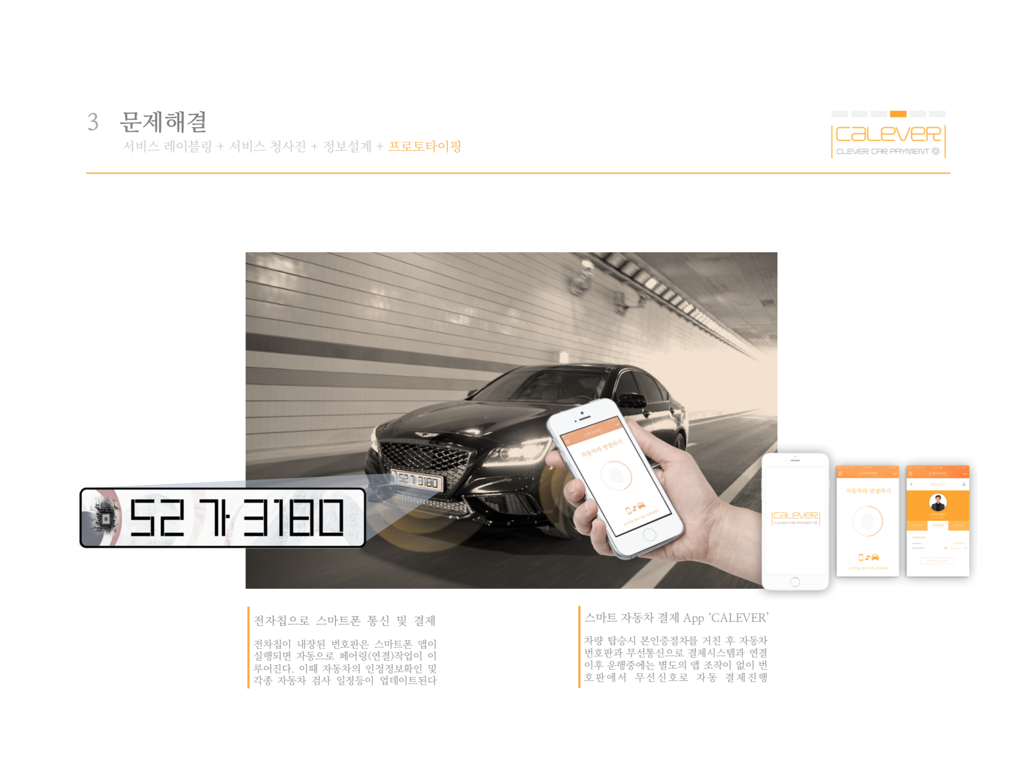 Car-commerce interaction with a license plate and the app