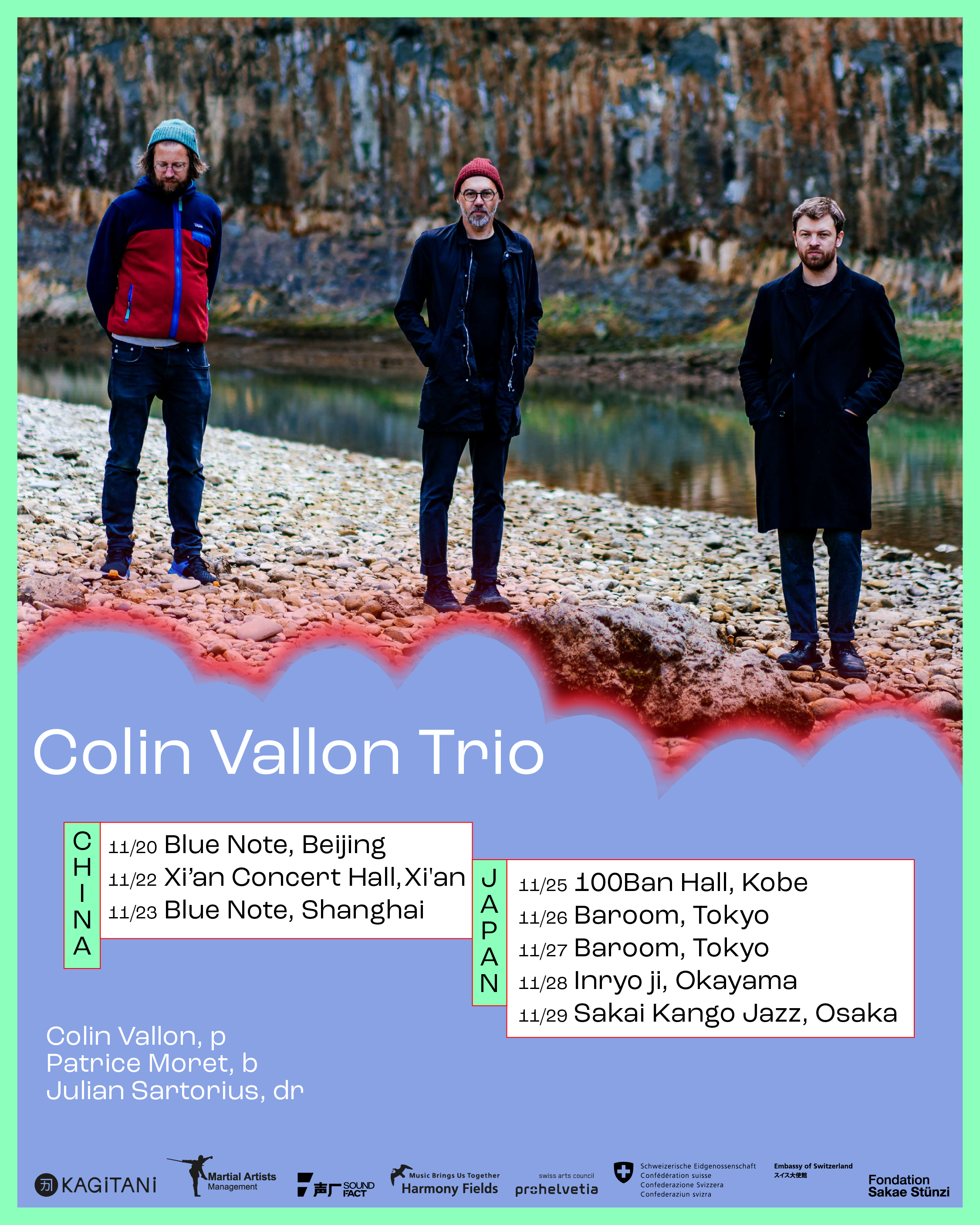 Colin Vallon Trio - Asia Tour 2025
