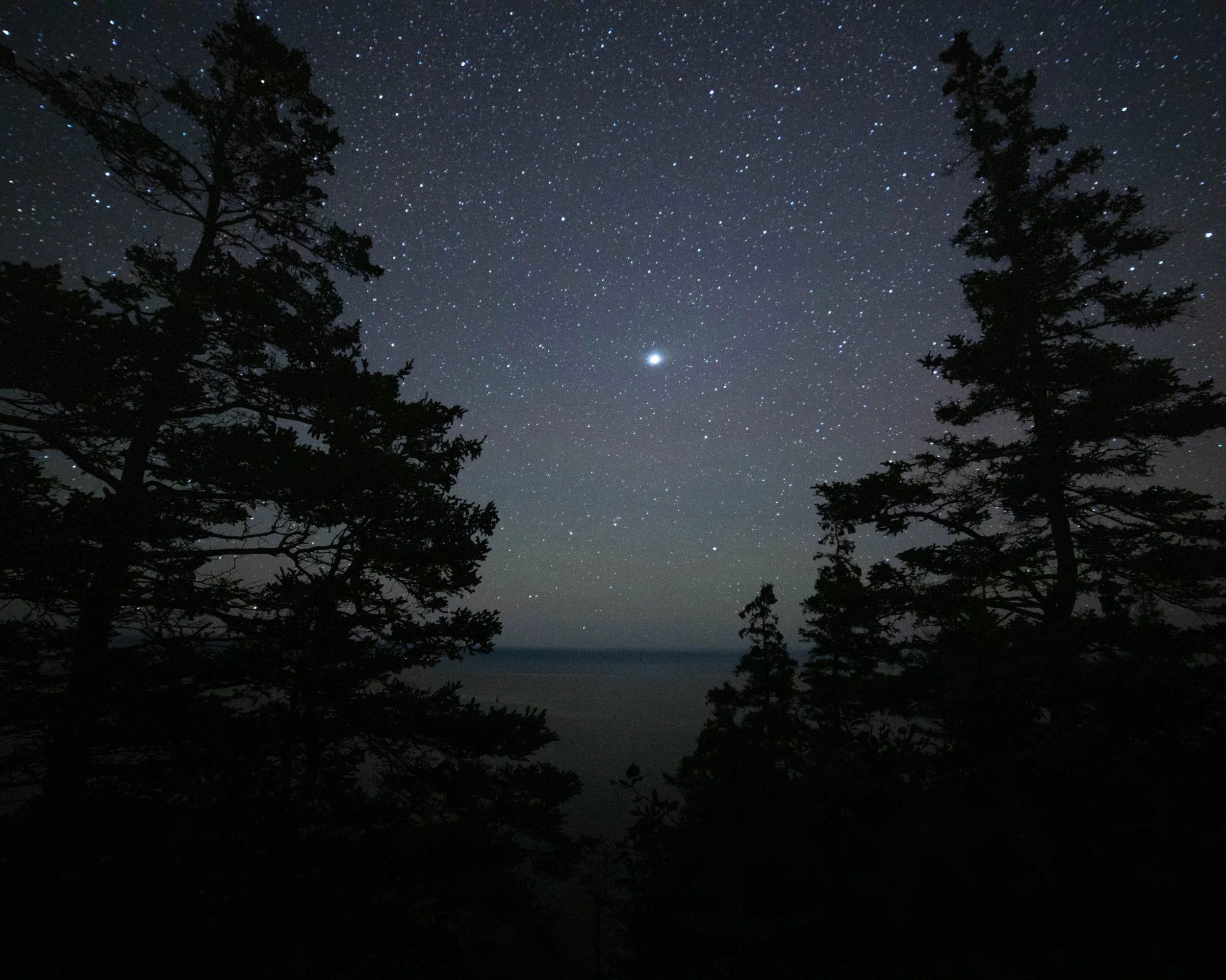 Night sky at Acadia