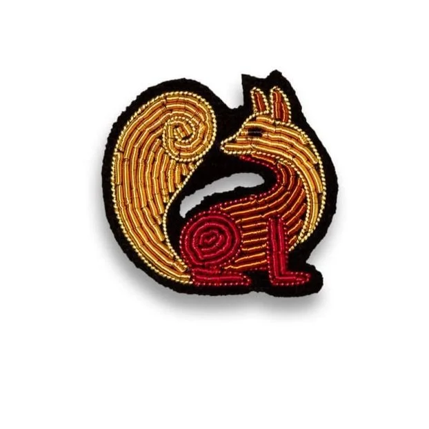 Macon et Lesquoy | Embroidered Brooch - Fox