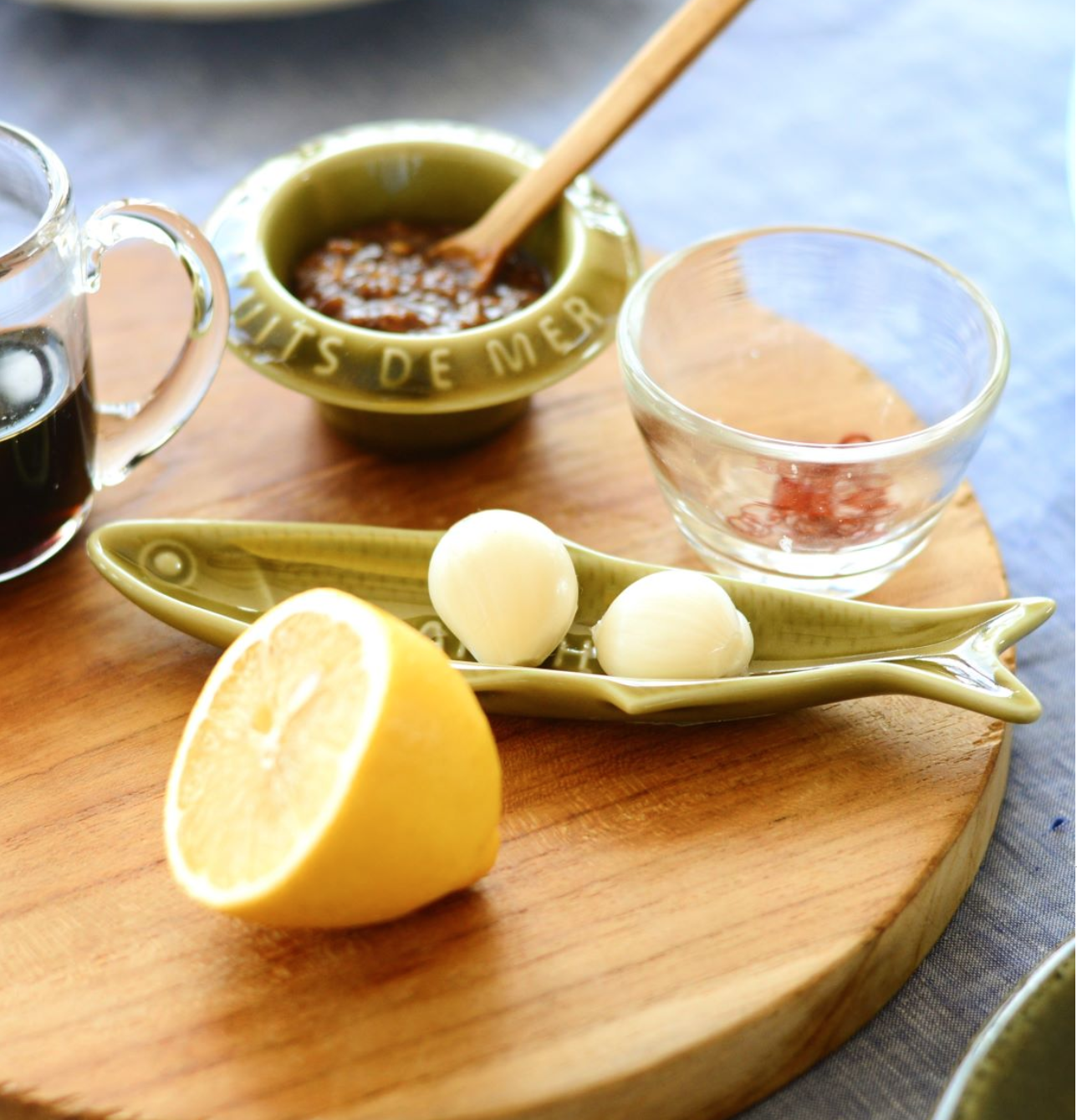 Marumitsu | Anchovy Plate - Olive