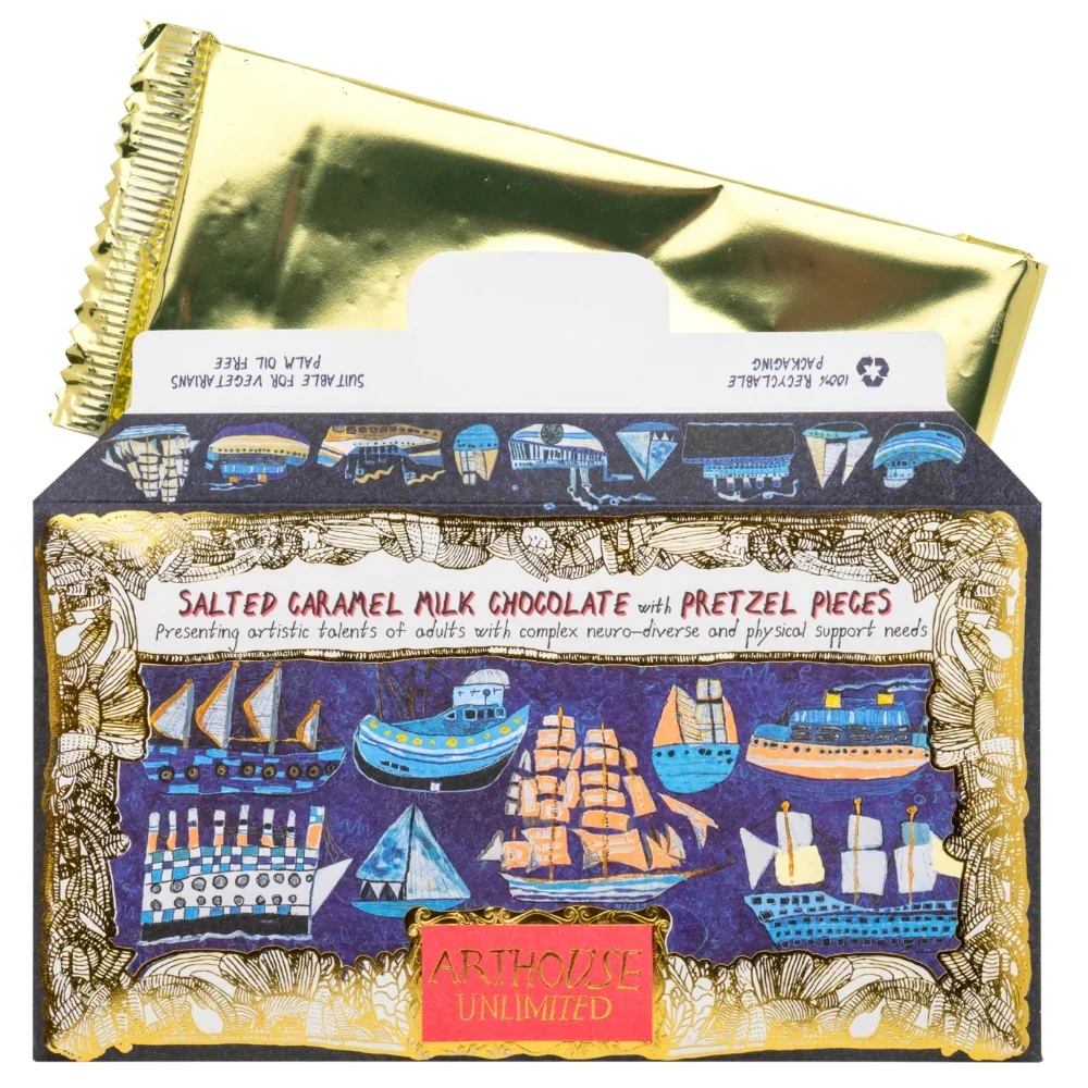 Arthouse | Salted Caramel with Pretzel Pieces Milk Chocolate