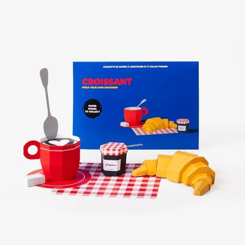 Cinqpoints | 3D Papercraft Croissant