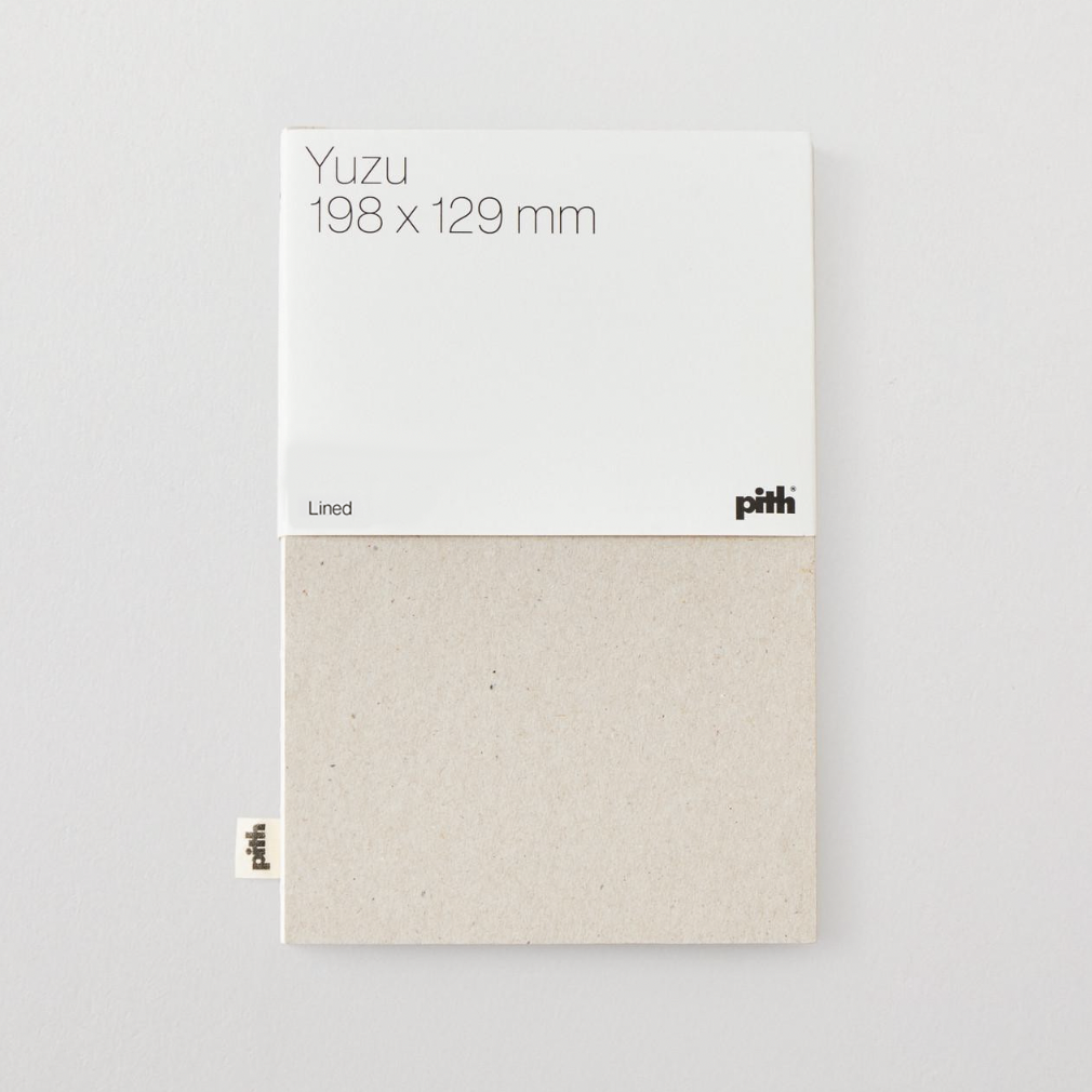 Pith | Yuzu Lined Notebook - Raw