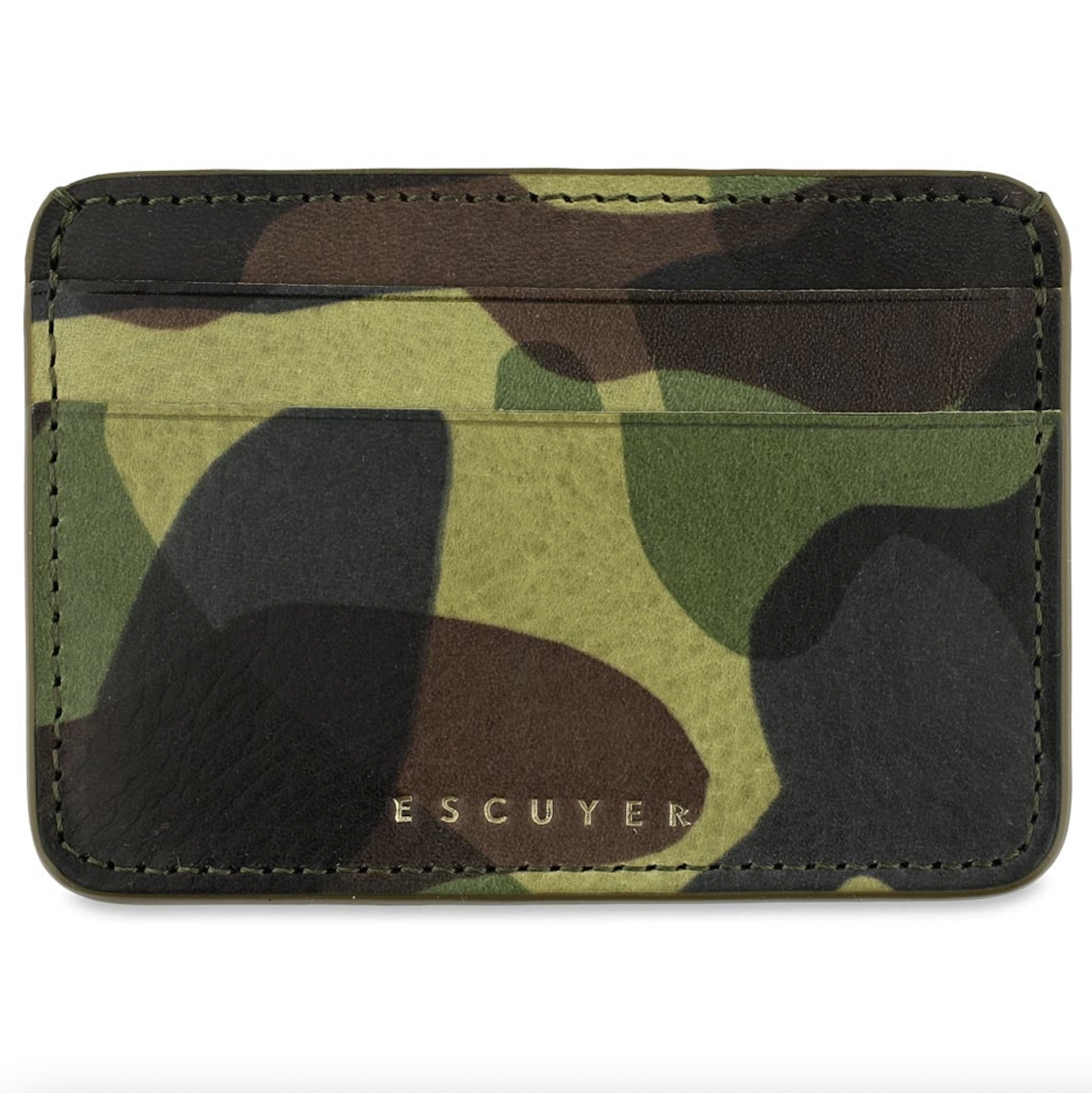 Escuyer | Cardholder - Green Camouflage