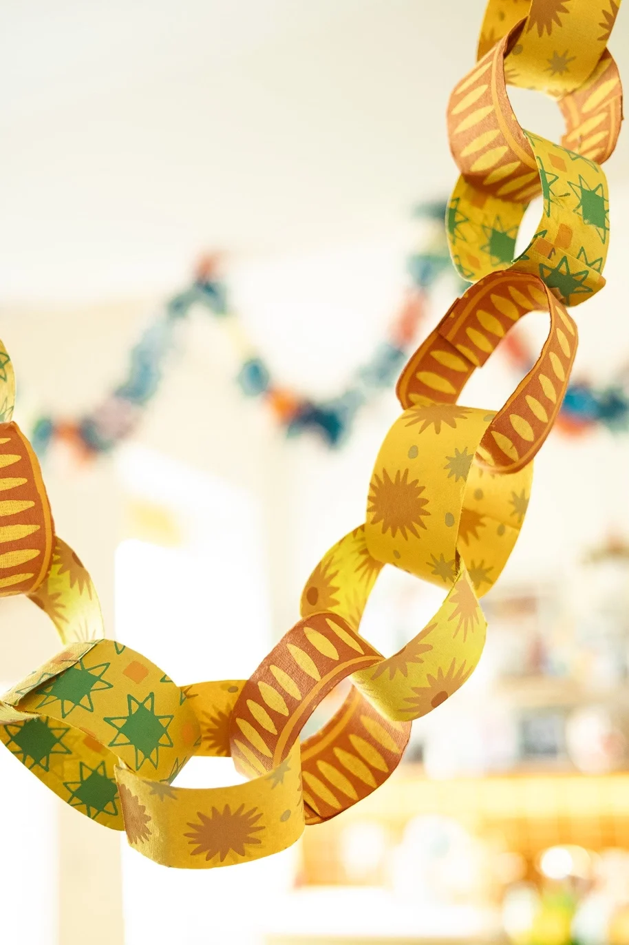 east end press paper chain yellow 2.webp
