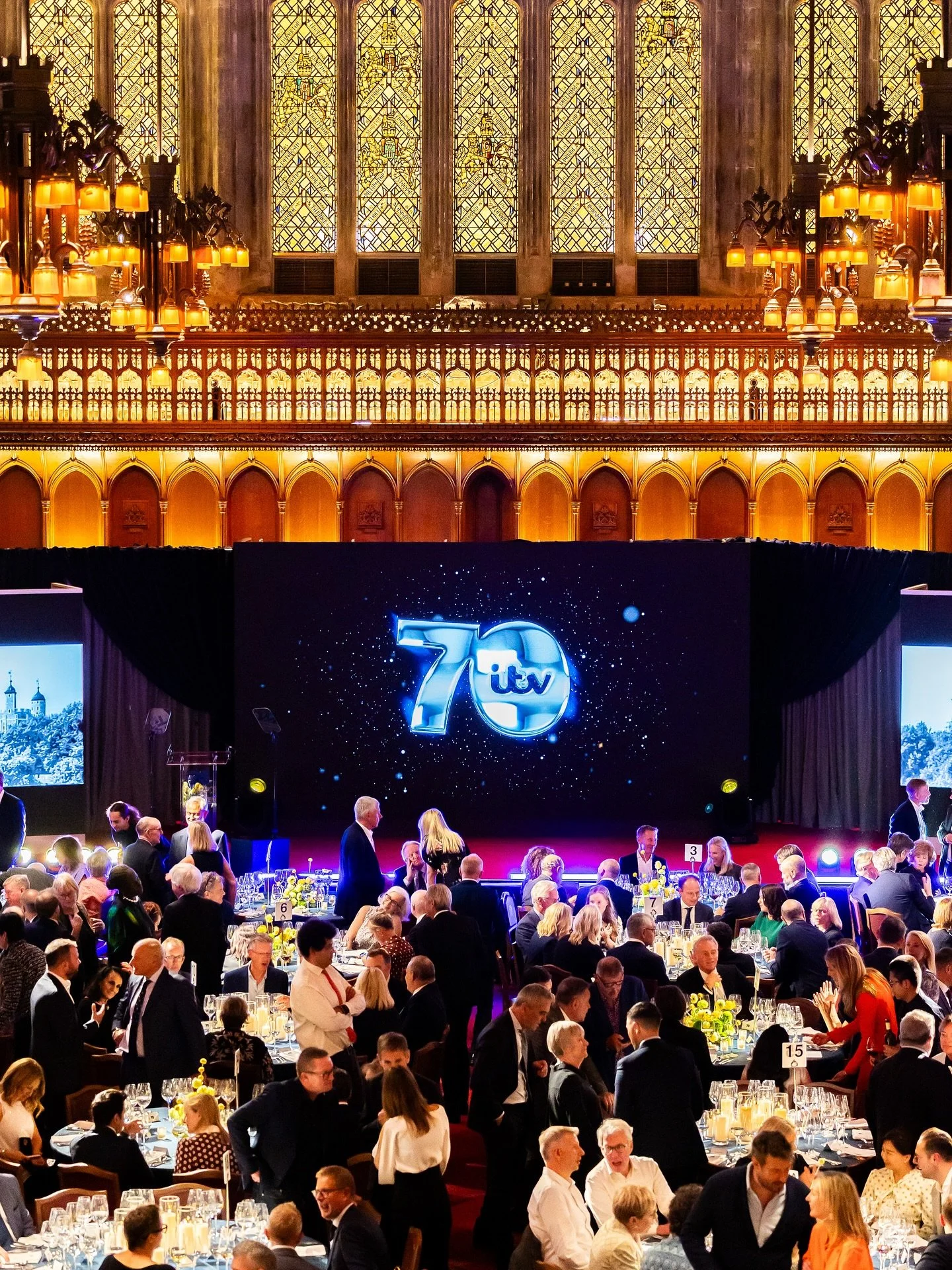 Monday night @itv celebrated 70 years of broadcasting with a big party at the beautiful @guildhalllondon &amp; I was invited to shoot the event! 🙏

@charliecooperhenniker summed the event up beautifully in his post on linked-in and below 👇 

70 yea