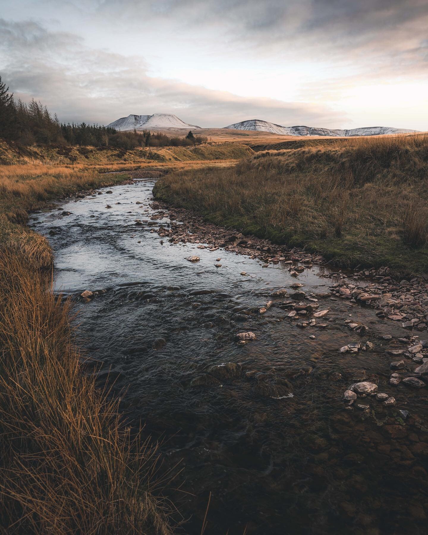 One of my favourite little spots at the foot of Bannau Sir Gaer. They always look a little more special with a dusting of snow on the peaks too!

Do you have a favourite quiet spot?