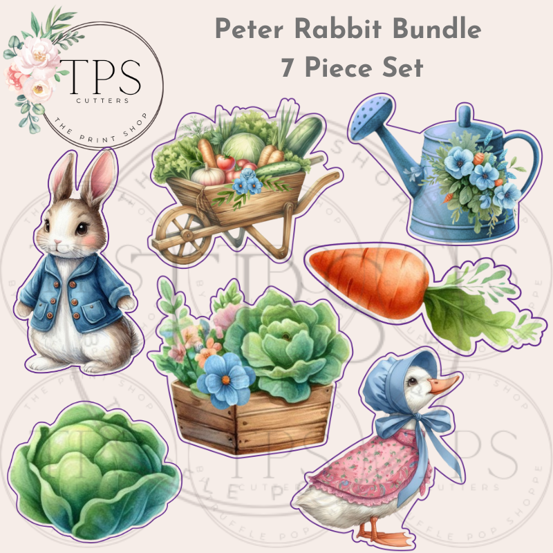 Peter Rabbit Bundle - 7 Piece Set - STL File & Digital Image - TPS ...