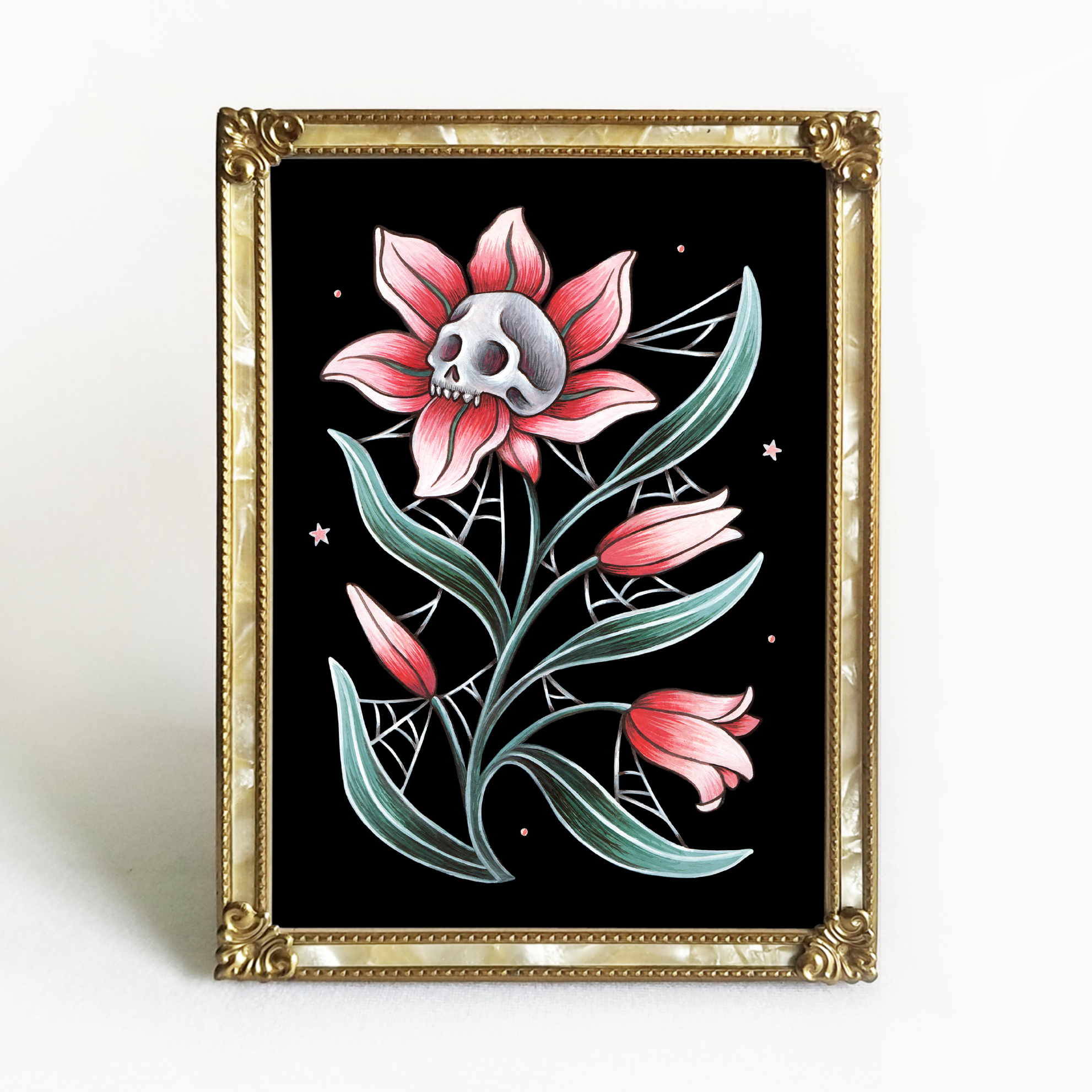 Lily of Death Art Print