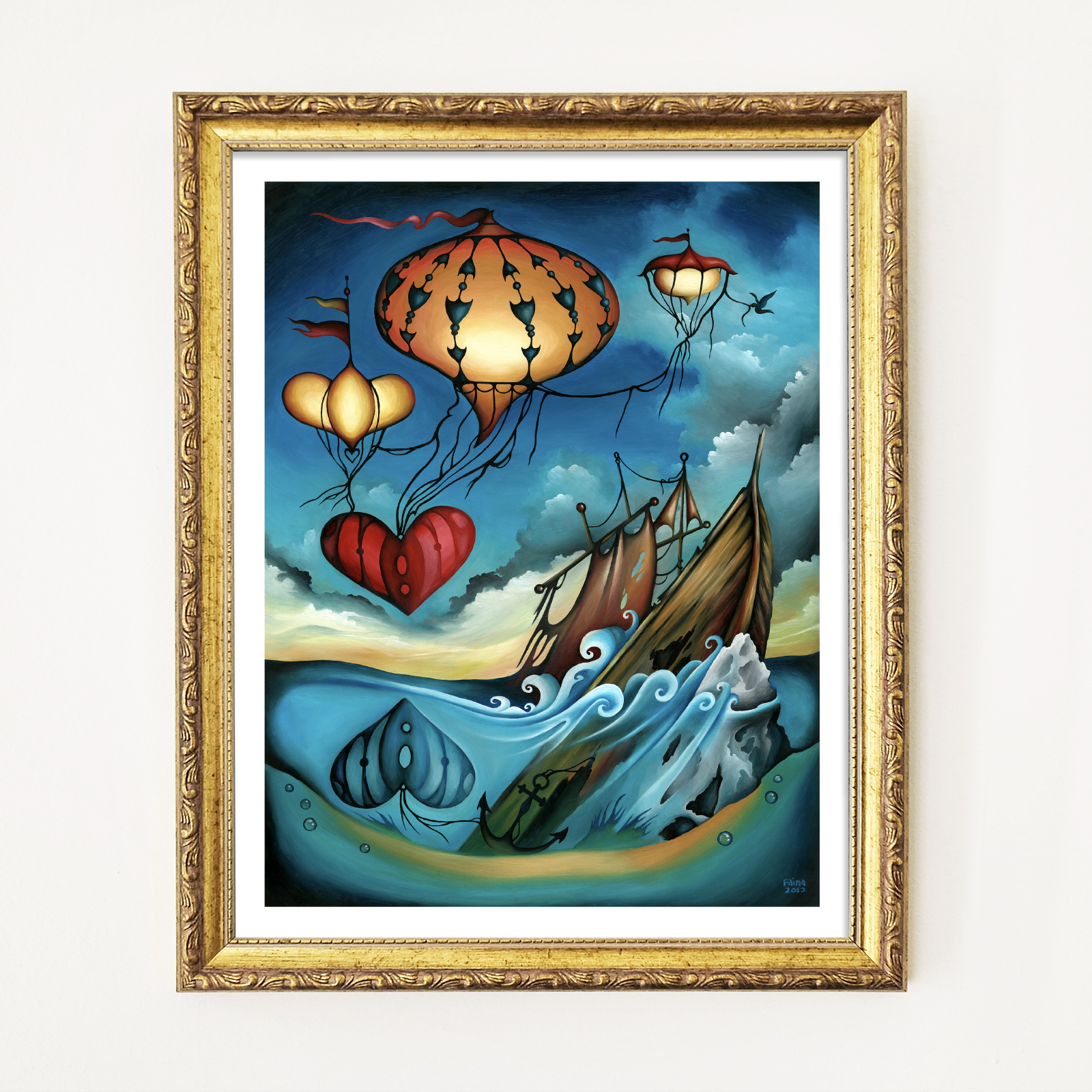 Cheerful Heart Art Print