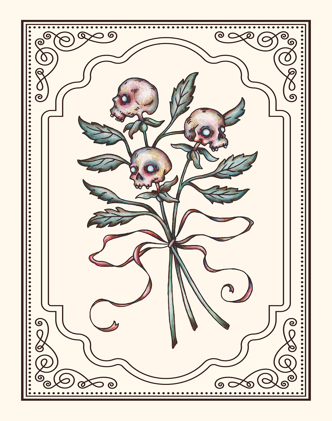 Skull Flowers