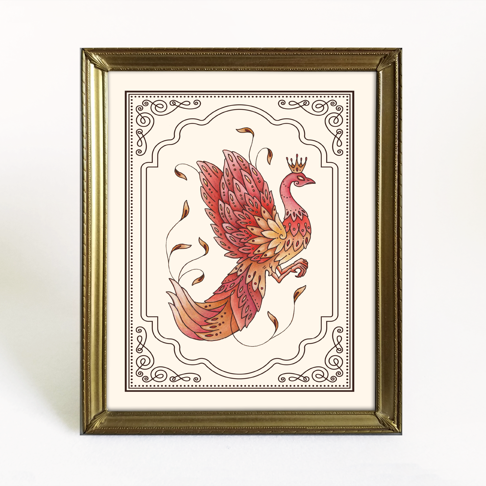 Zhar-Ptitsa Art Print (Firebird)