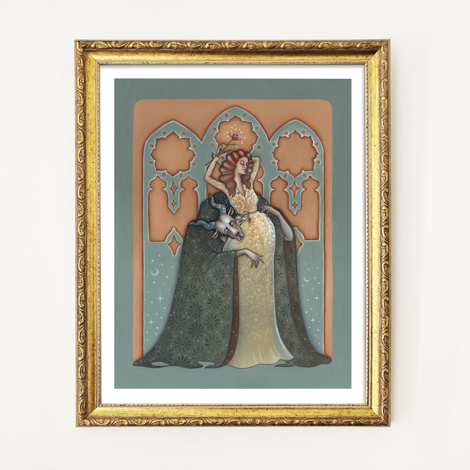 Beauty & Beast Art Print