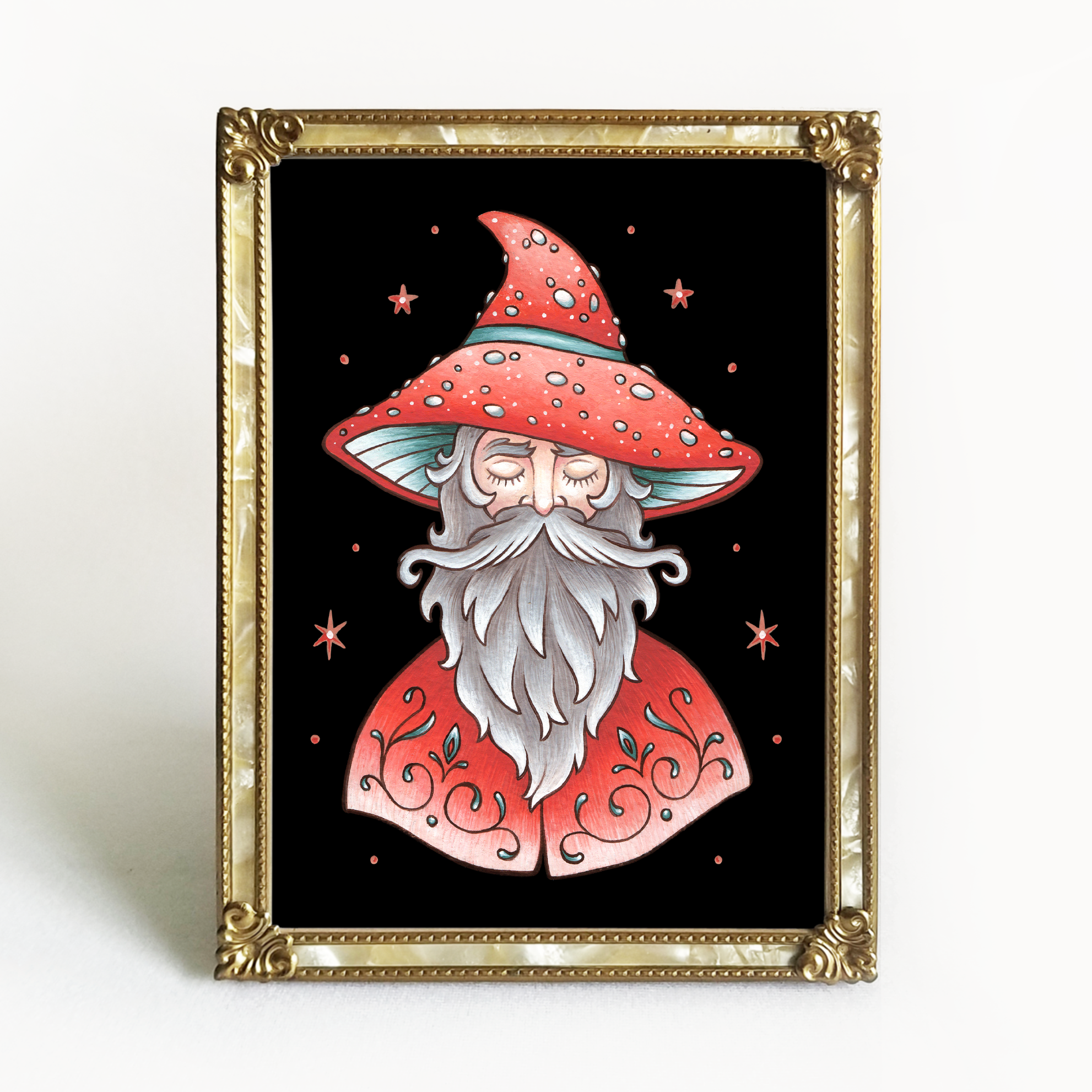 Mister Mushroom Art Print