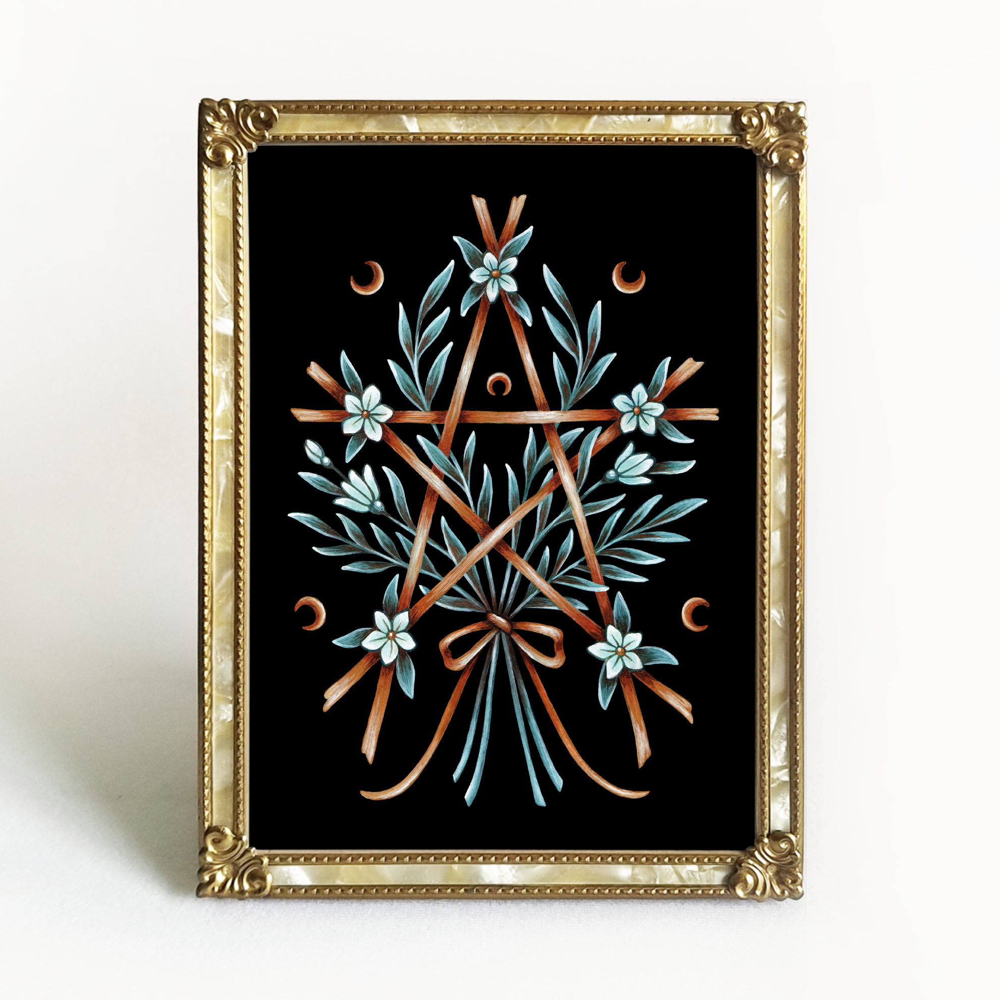 Pretty Pentagram Art Print