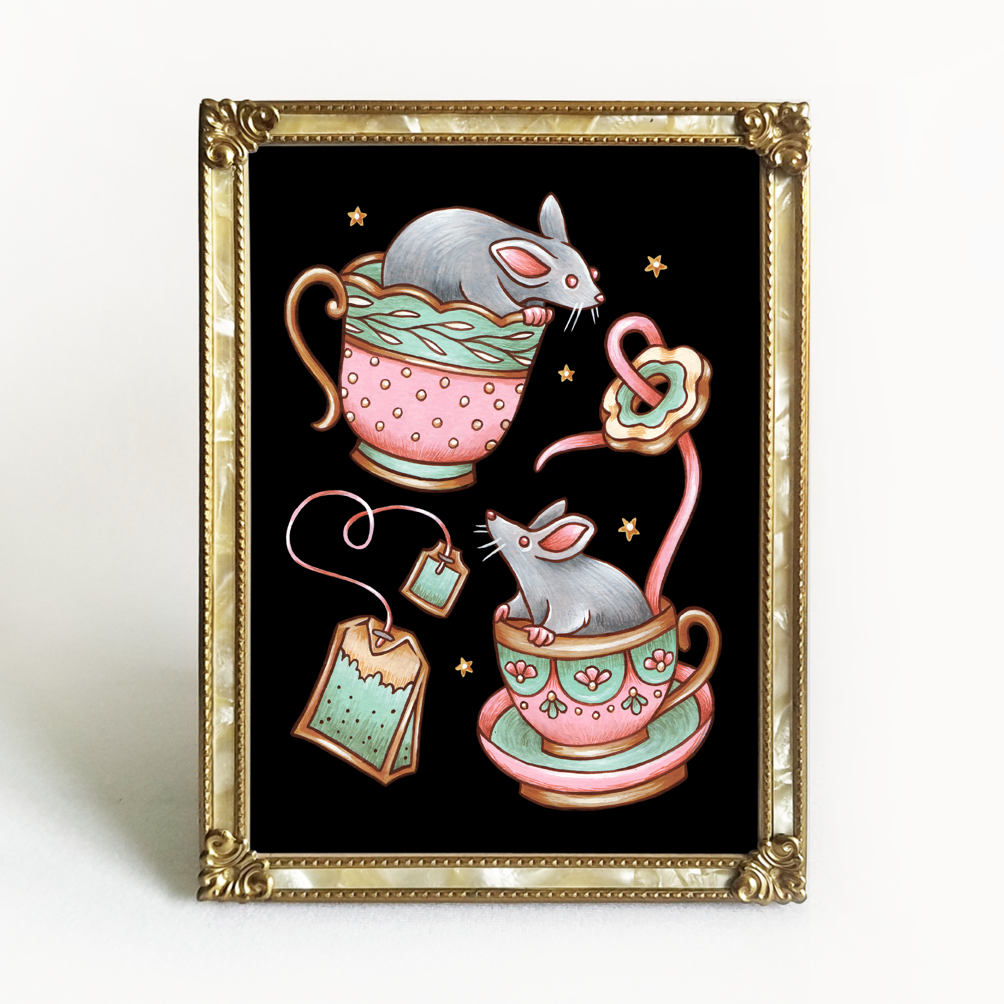 Tea Time Art Print