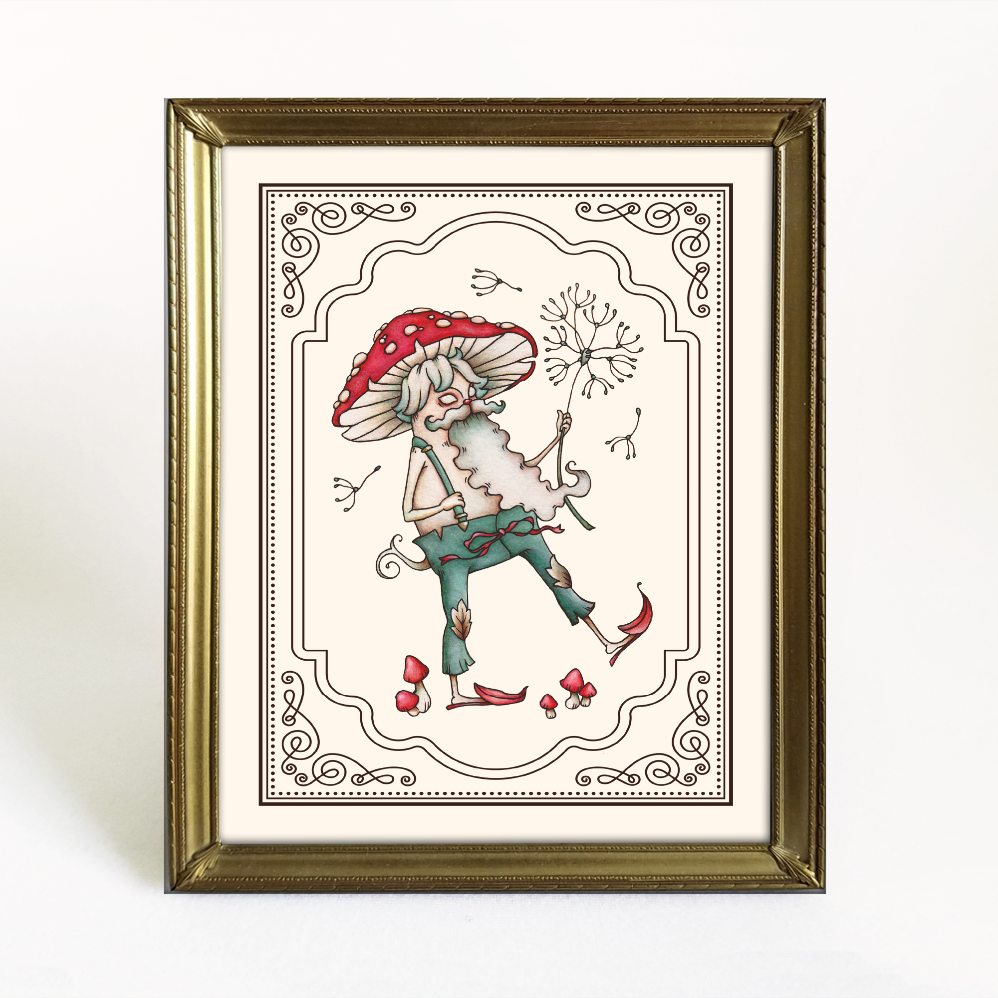 Leshy Art Print (Woodland Spirit)