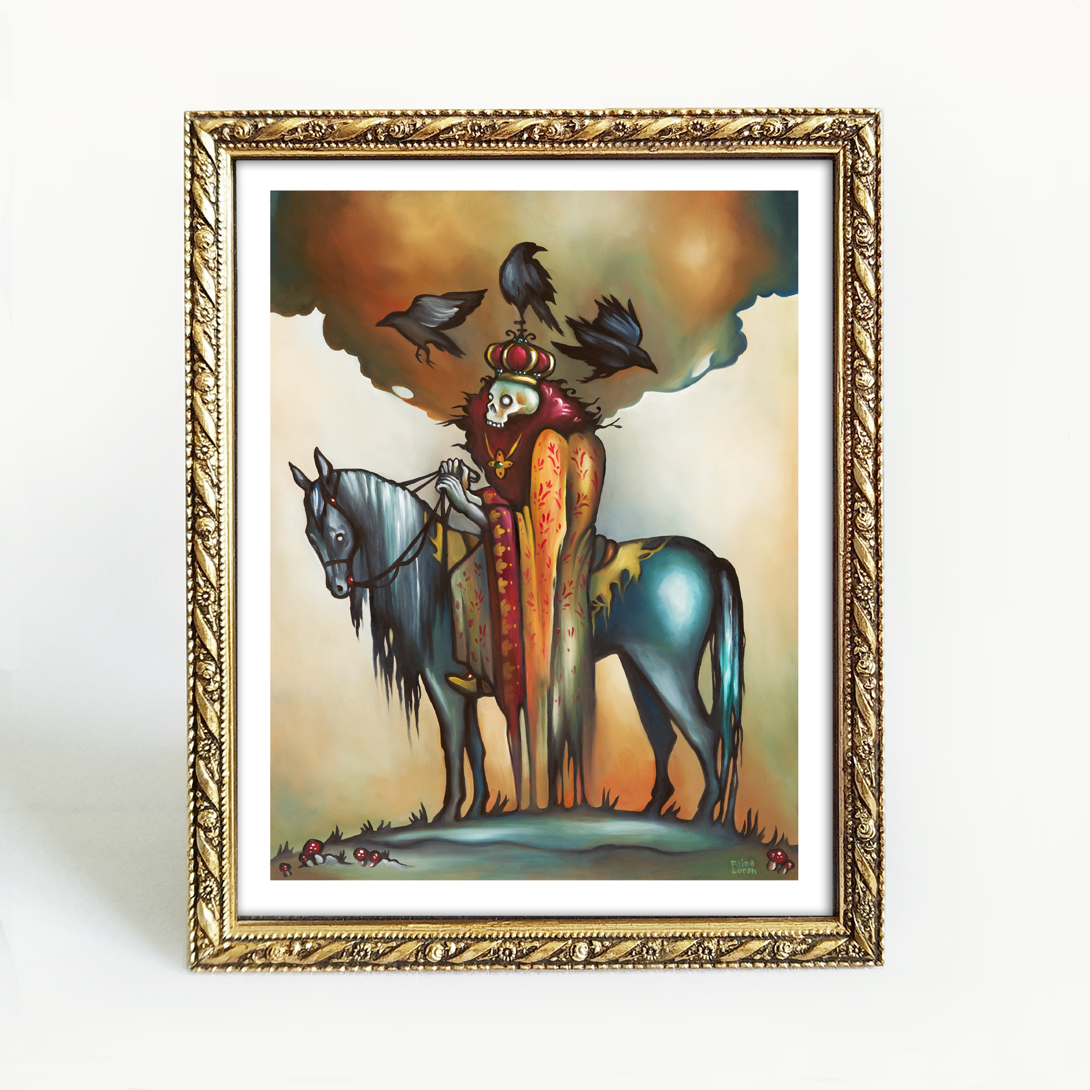 Deathless King Art Print