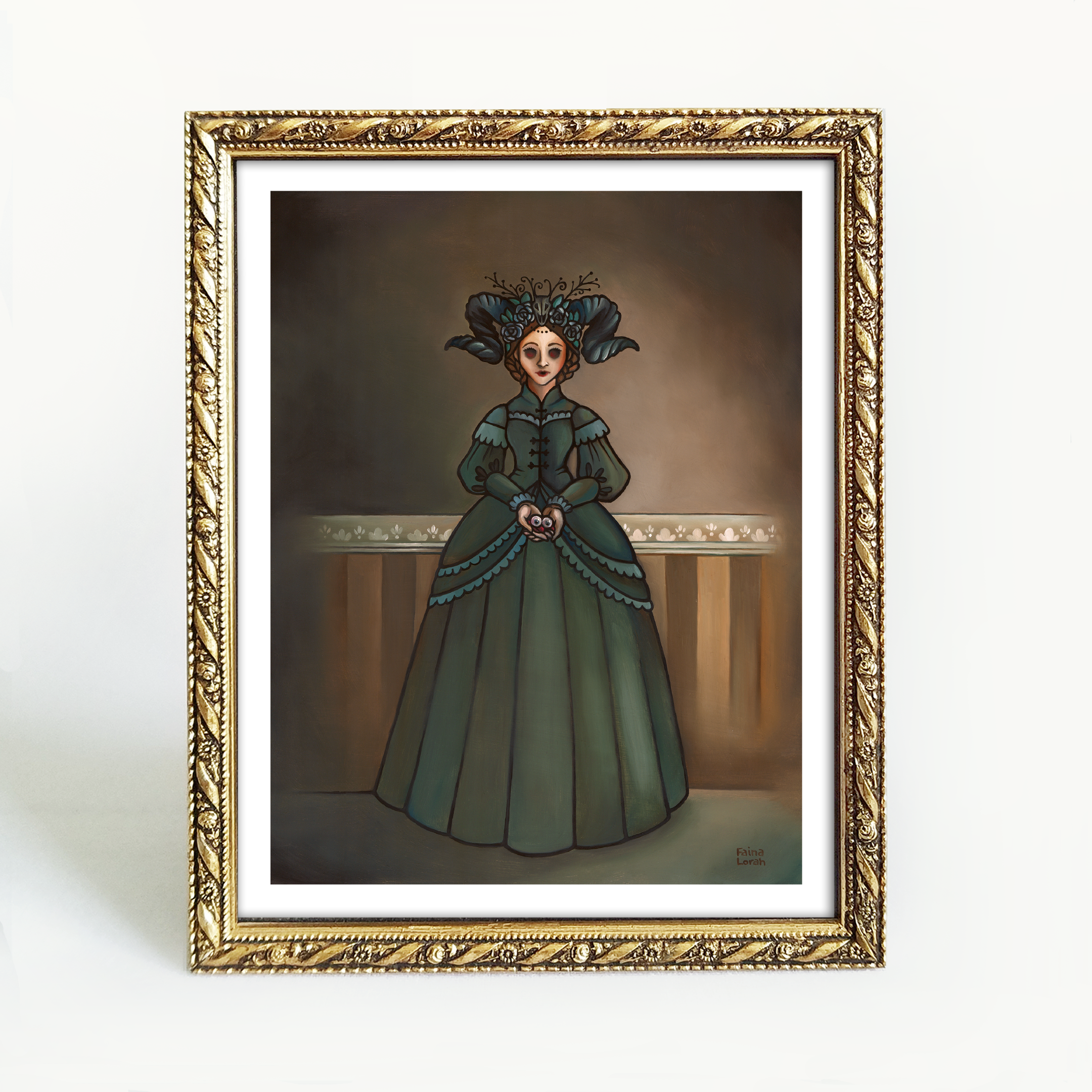 Blind Maiden Art Print