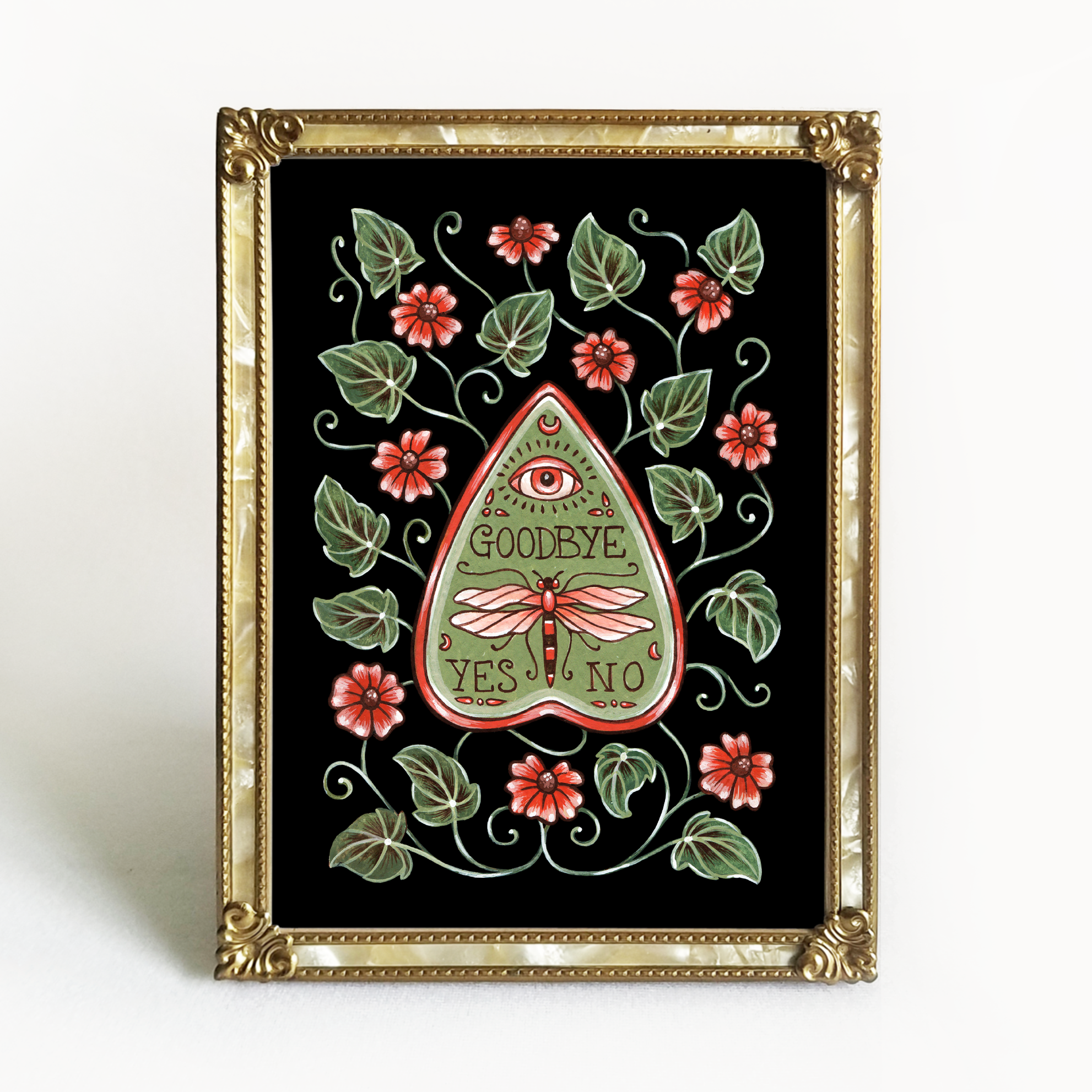 Ouija Planchette Art Print