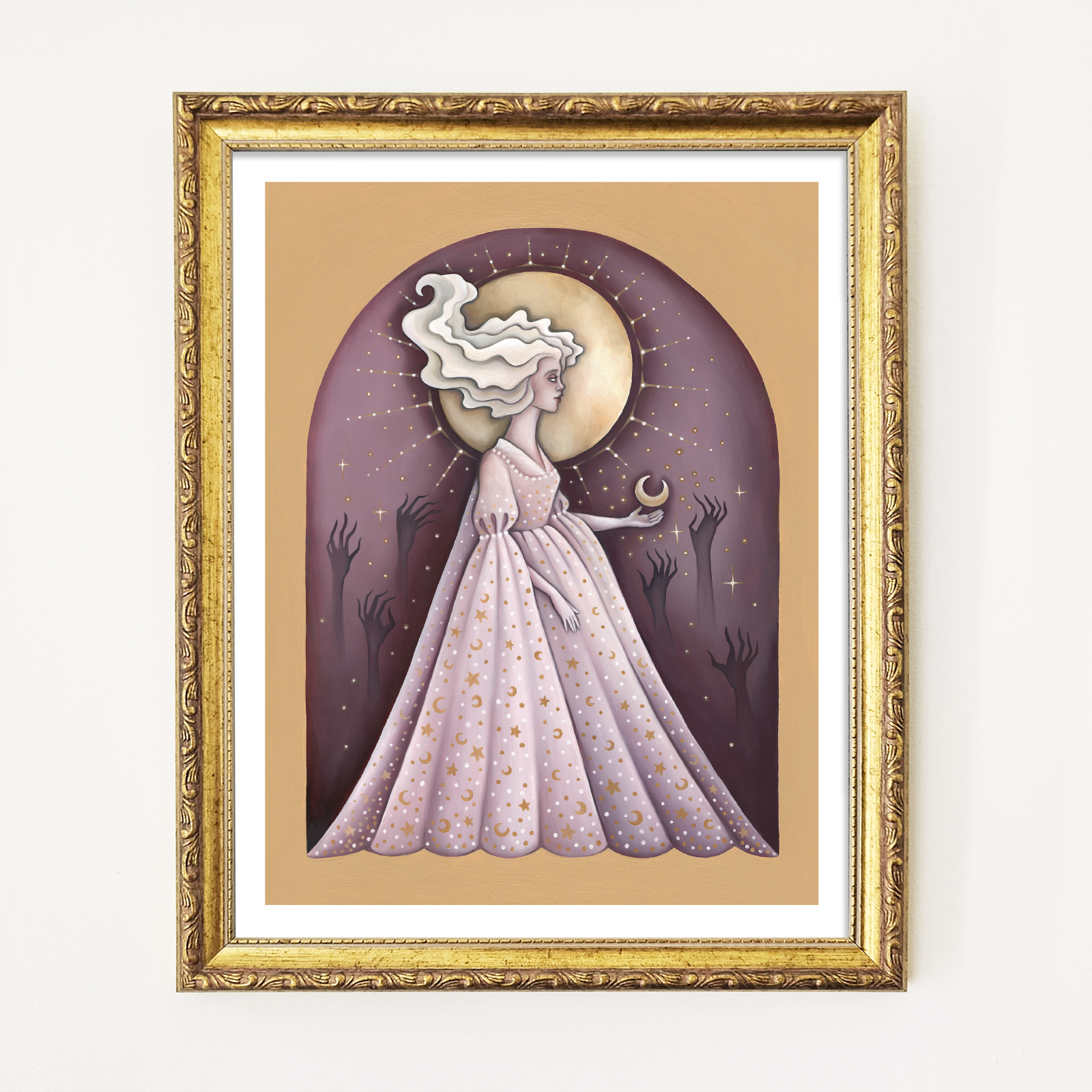 Buried Moon Art Print