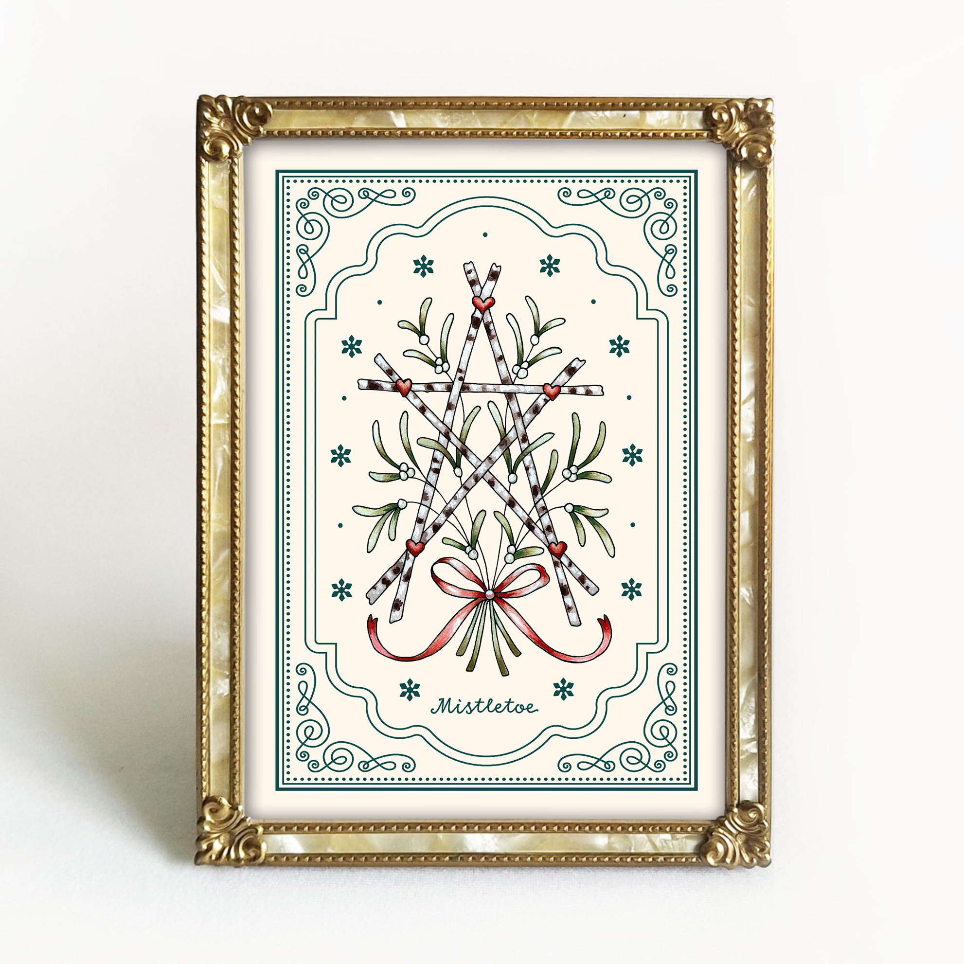 Mistletoe Art Print