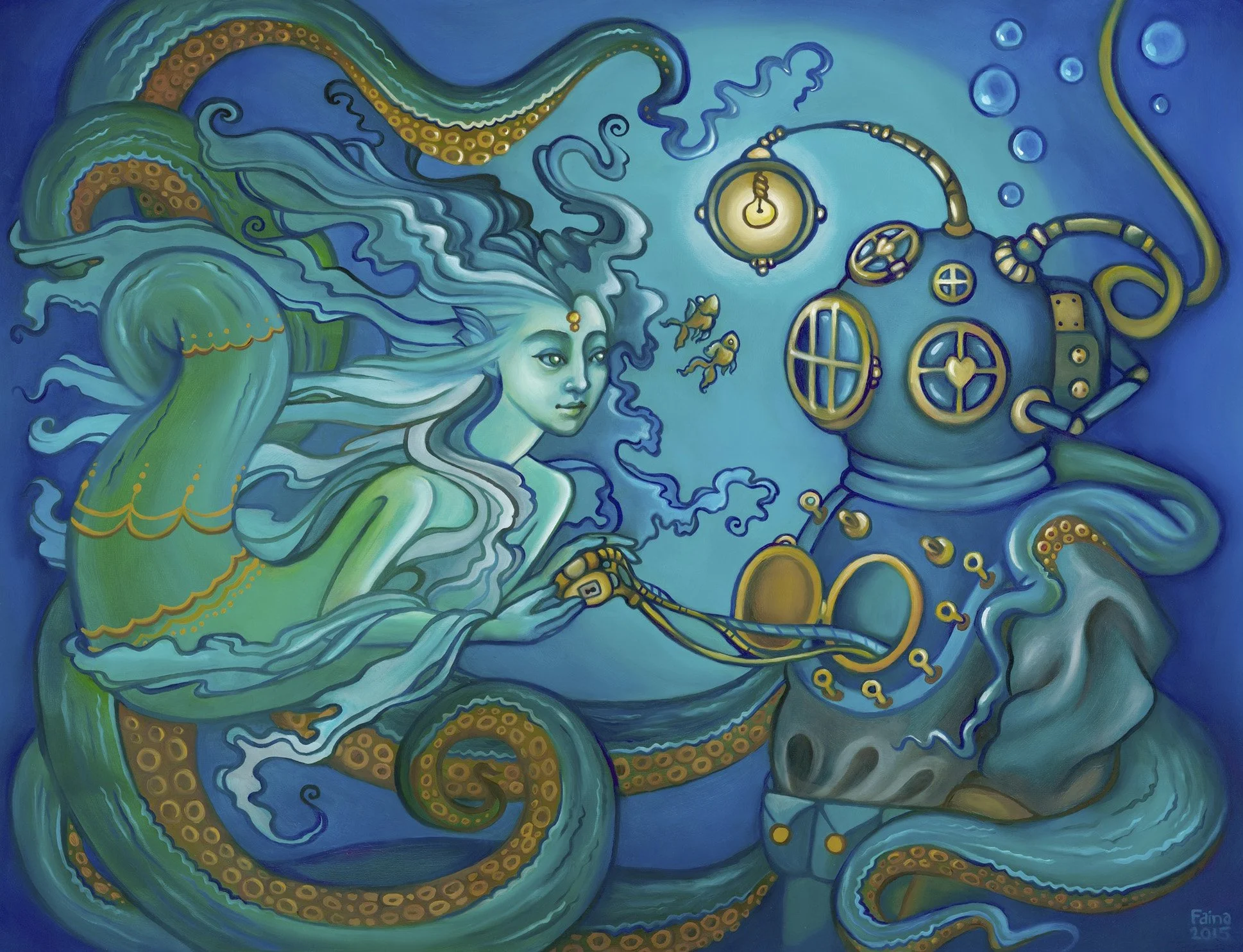 Water Cannot Quench Art Print