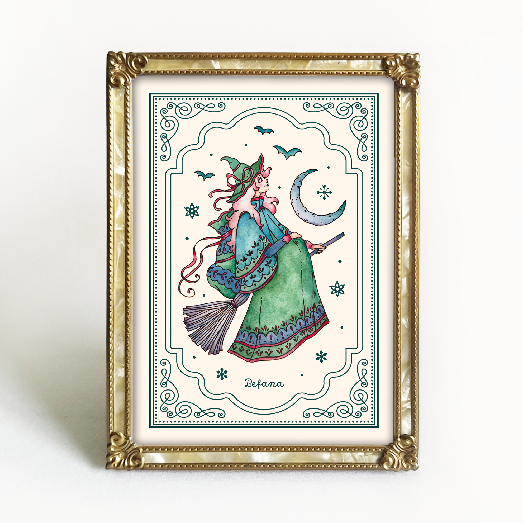 Befana Art Print