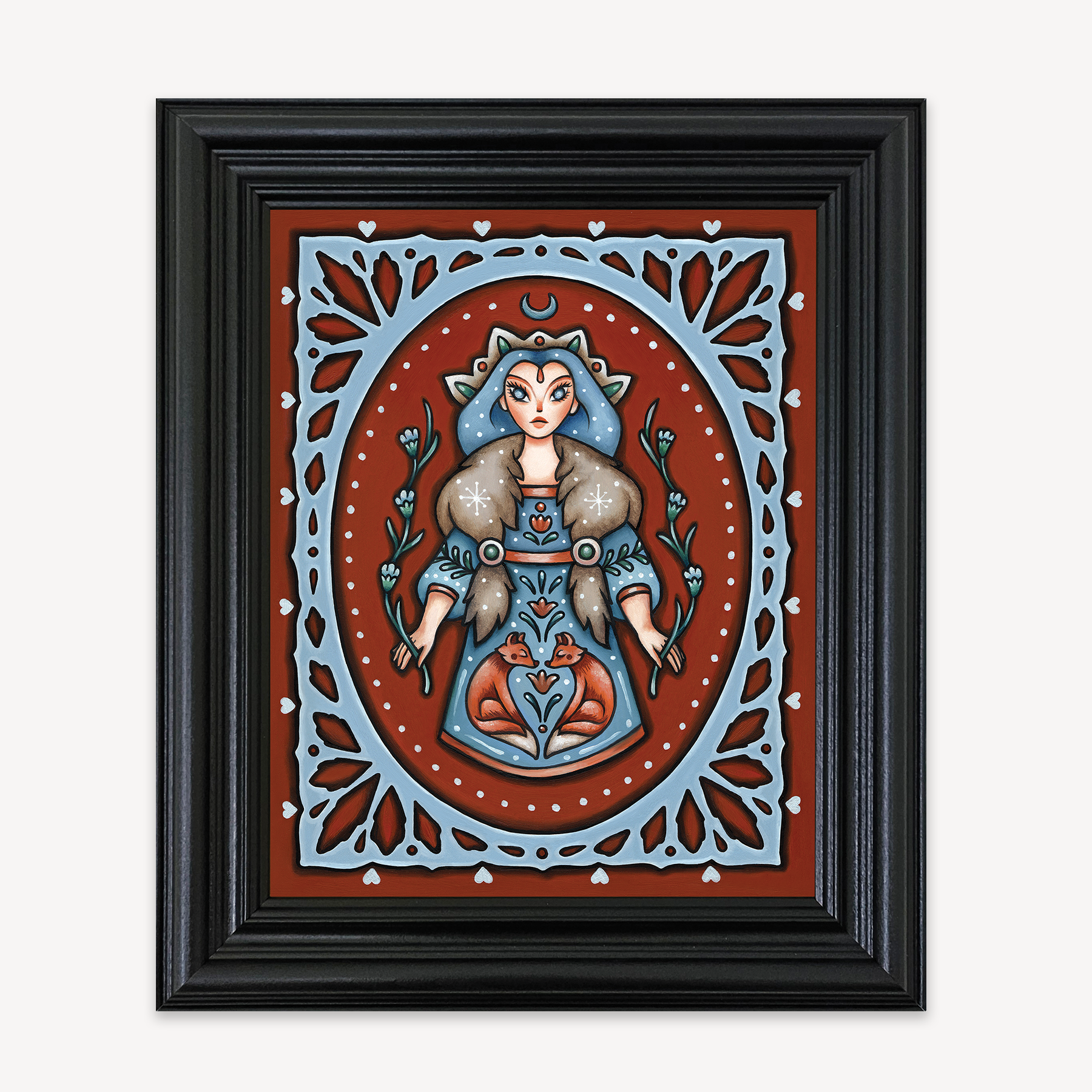 Hagalaz Rune Art Print