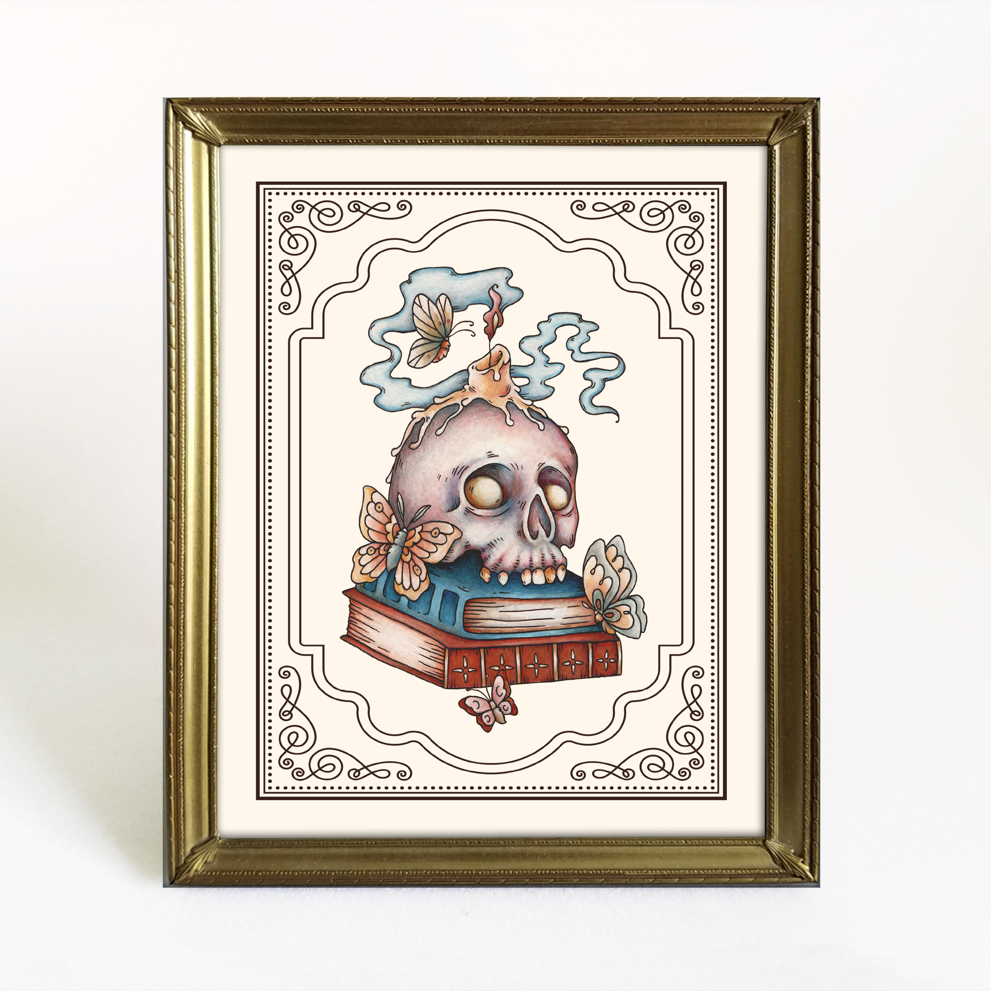 Deadly Books Art Print