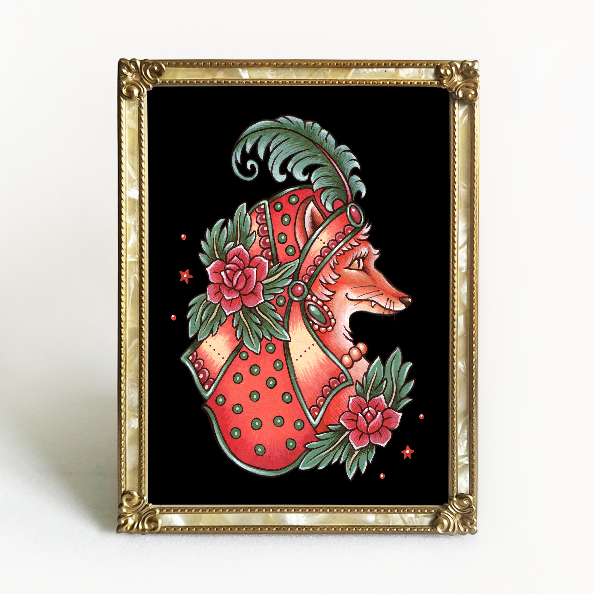 Fortune Teller Fox Art Print