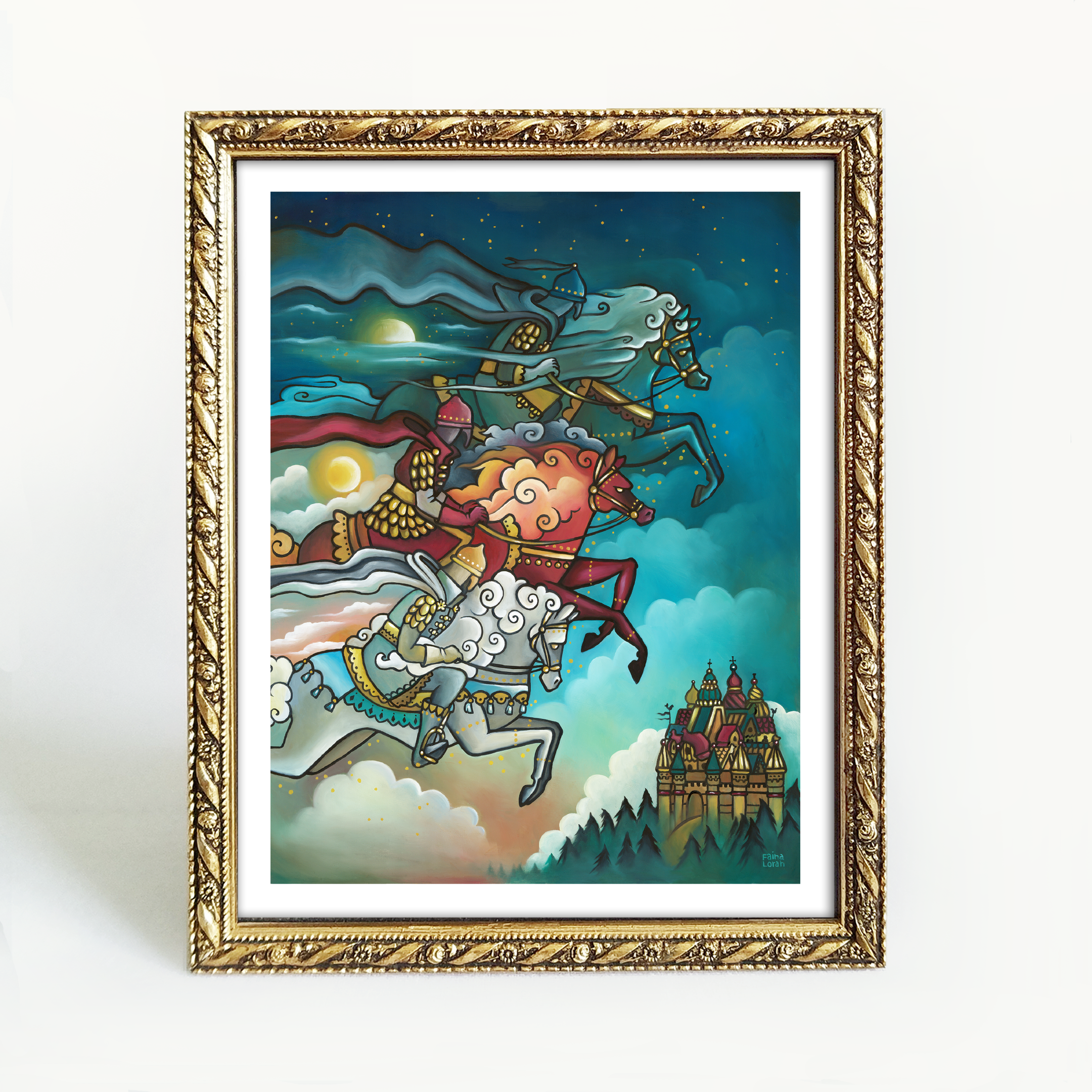 Three Horsemen Art Print
