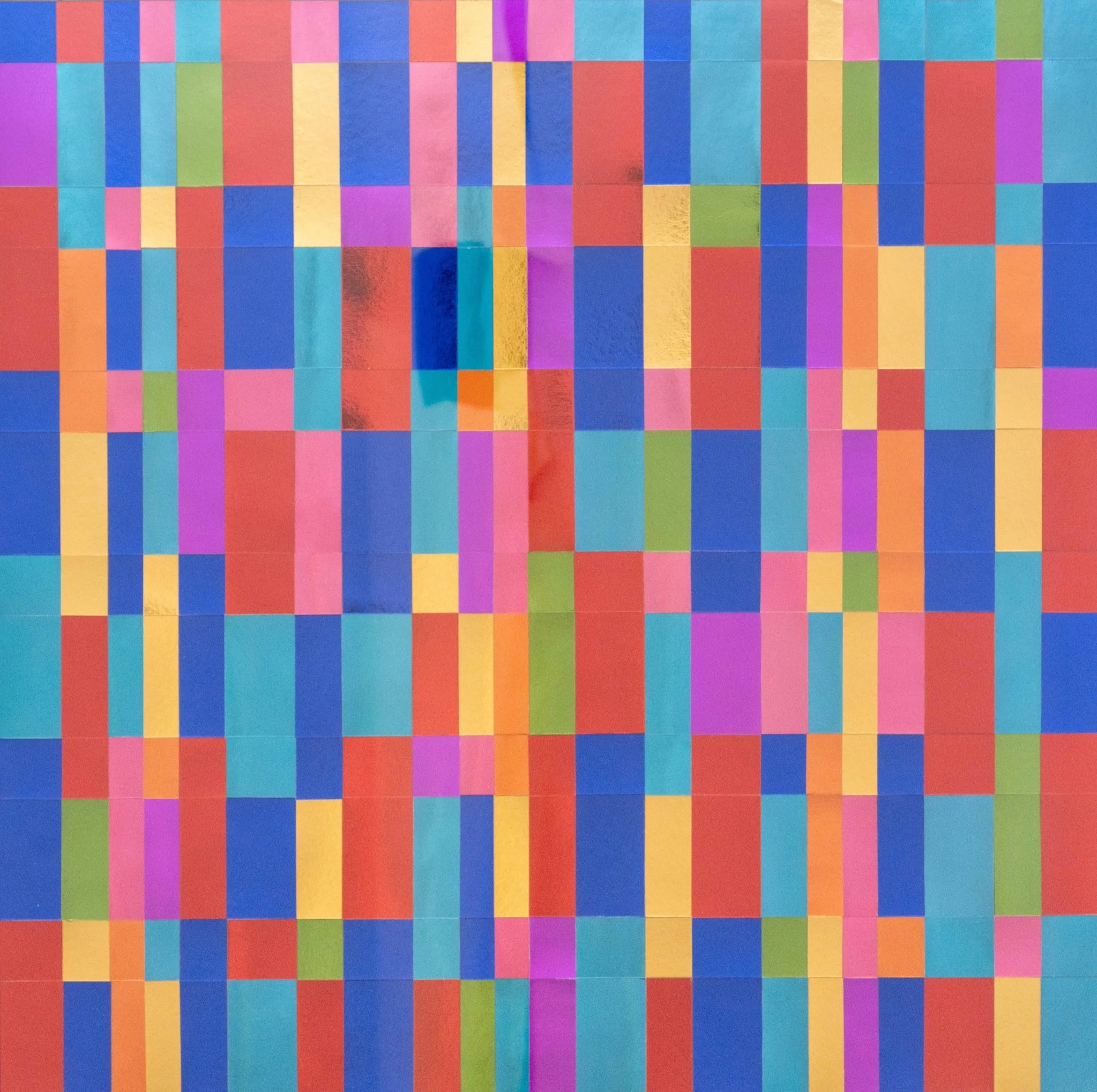  Eight Colors (201),  12-2023 Foil Card Stock on Paper 24" x 24"