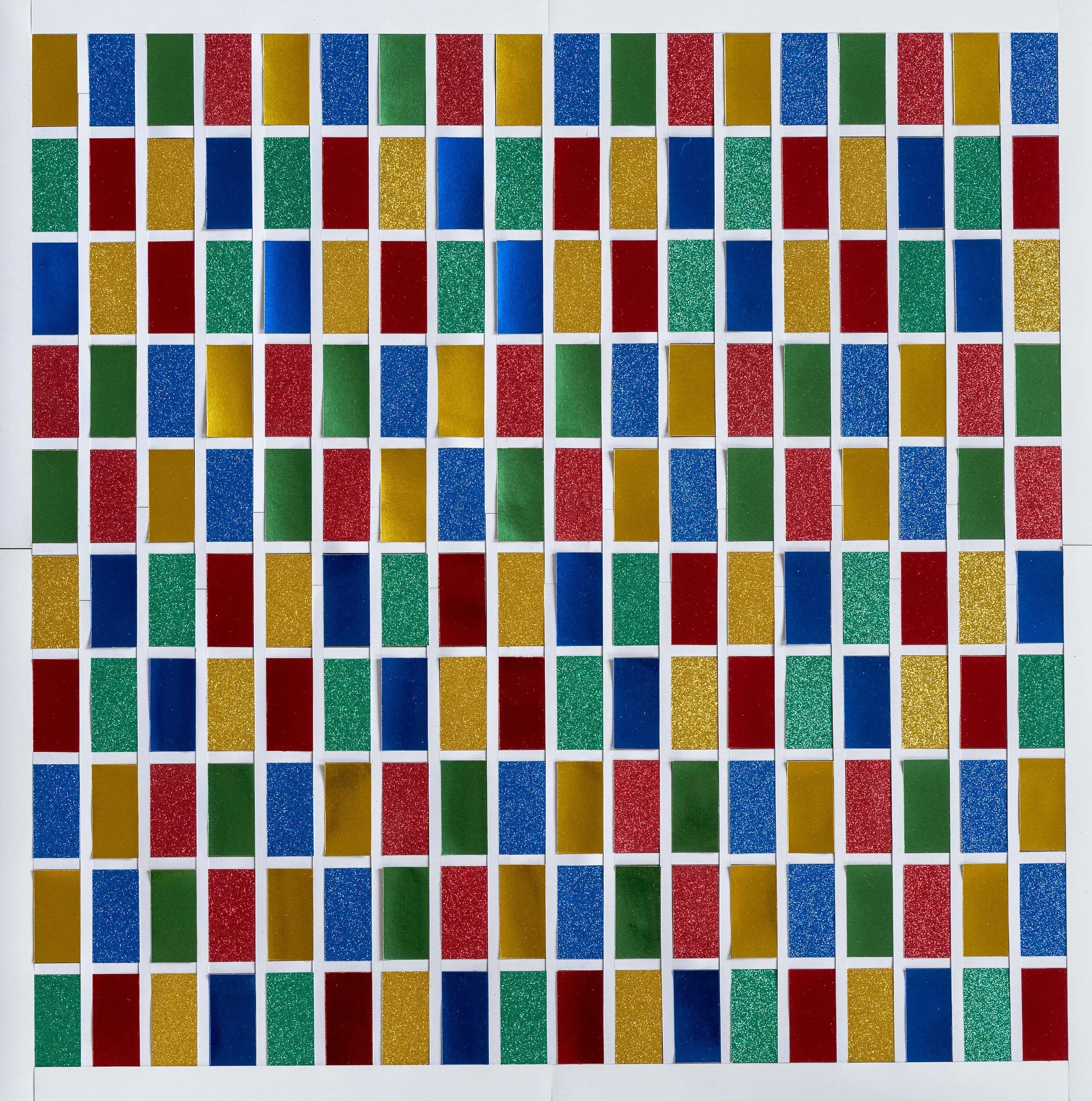  Four Color Foil & Glitter (297),  10-2025 Foil Card Stock on Paper 24" x 24"