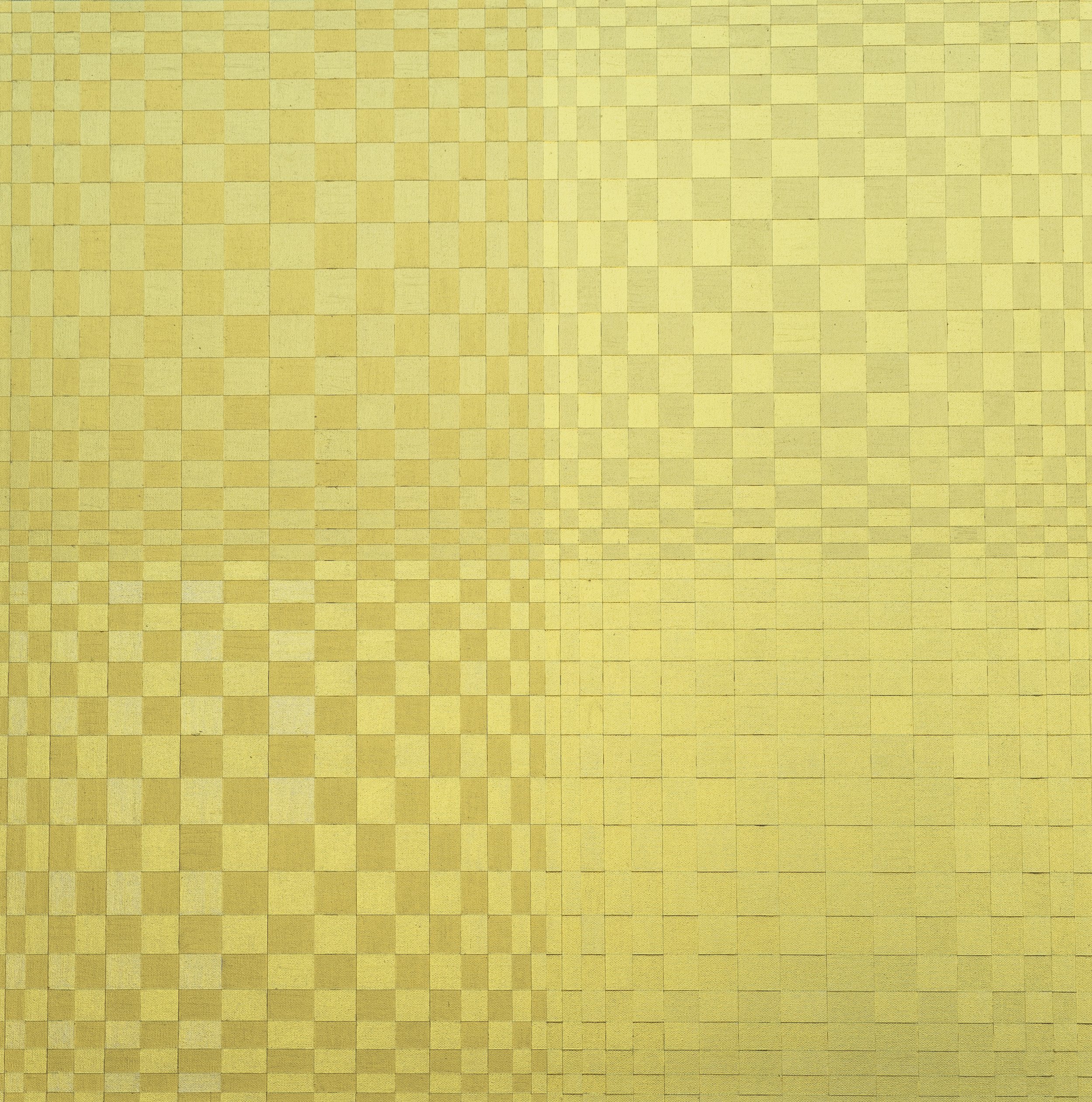  Gold Moire (175),  05-2023 Metallic Acrylic on Canvas 36" x 36" x 1 1/2"