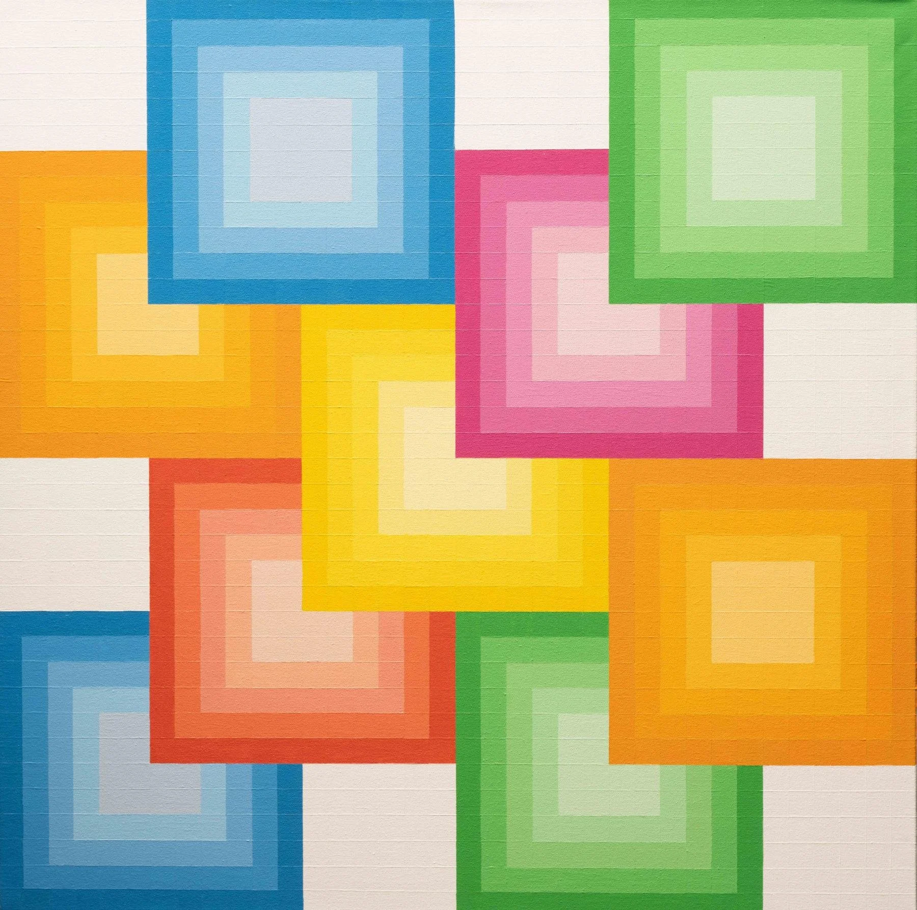  Thirty J (247),  09-2024 Acrylic on Canvas 36" x 36" x 1 1/2"