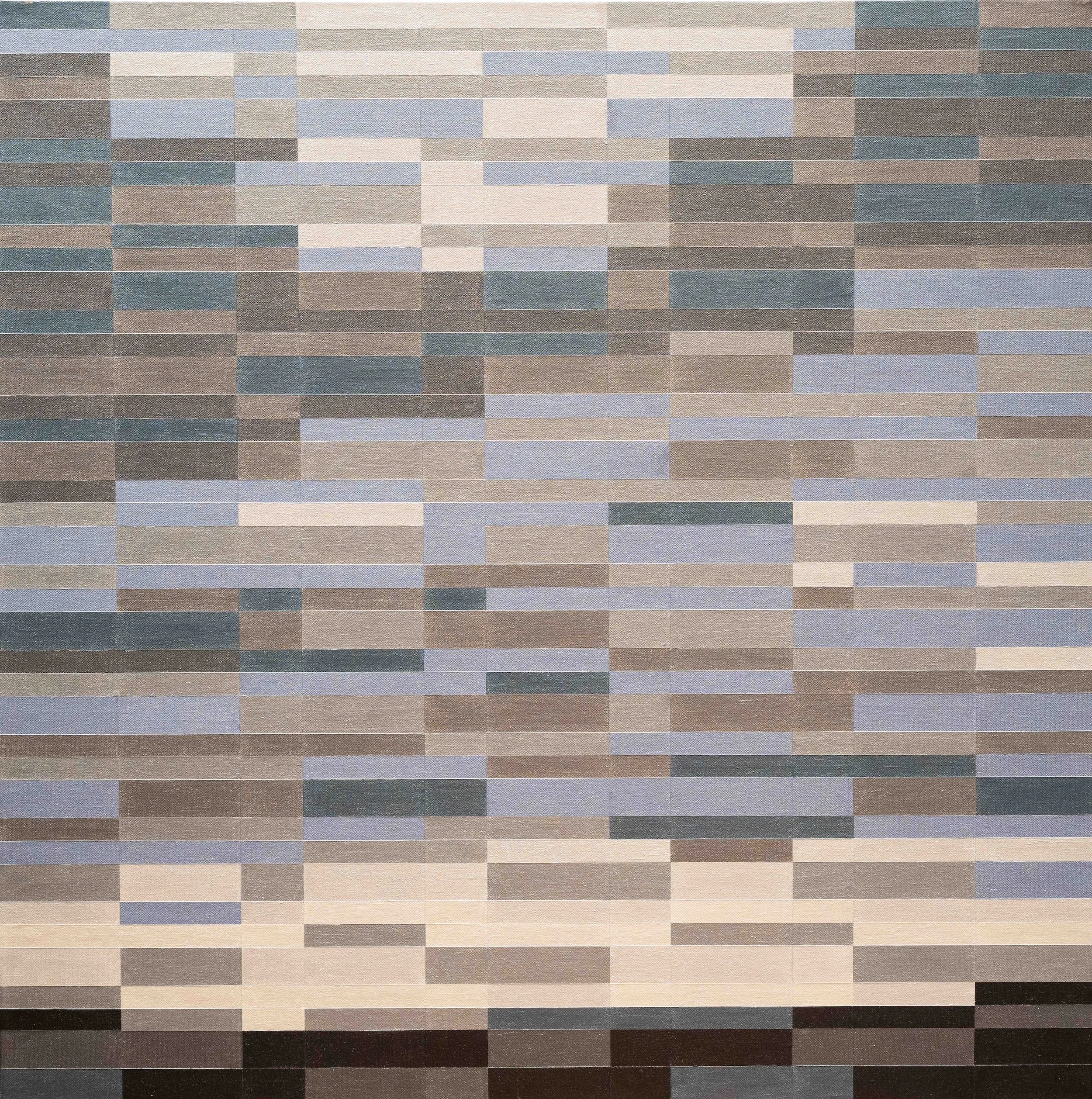  Storm Clouds (234),  07-2024 
Metallic Acrylic Paint on Canvas 
36" x 36" x 1 1/2"