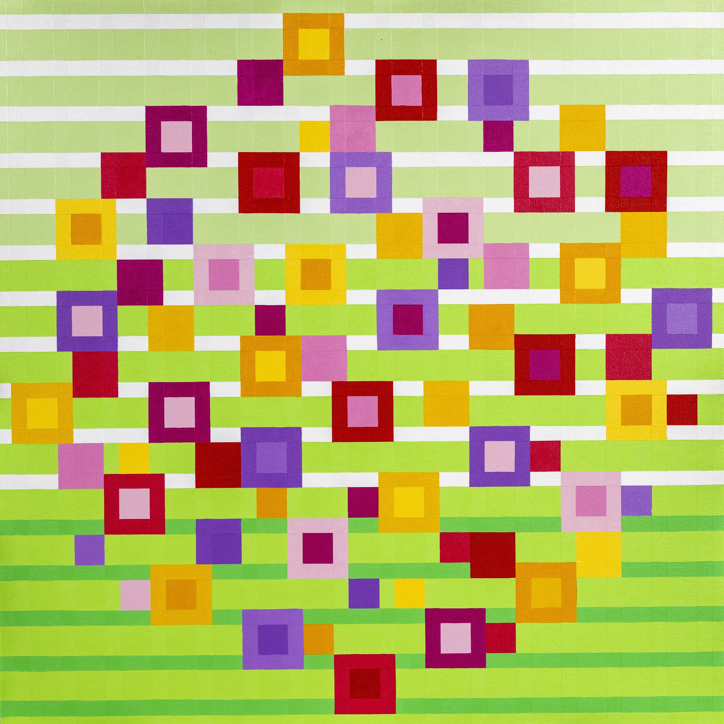  Bouquet (315),  04-2026 Acrylic on Canvas 36" x 36"