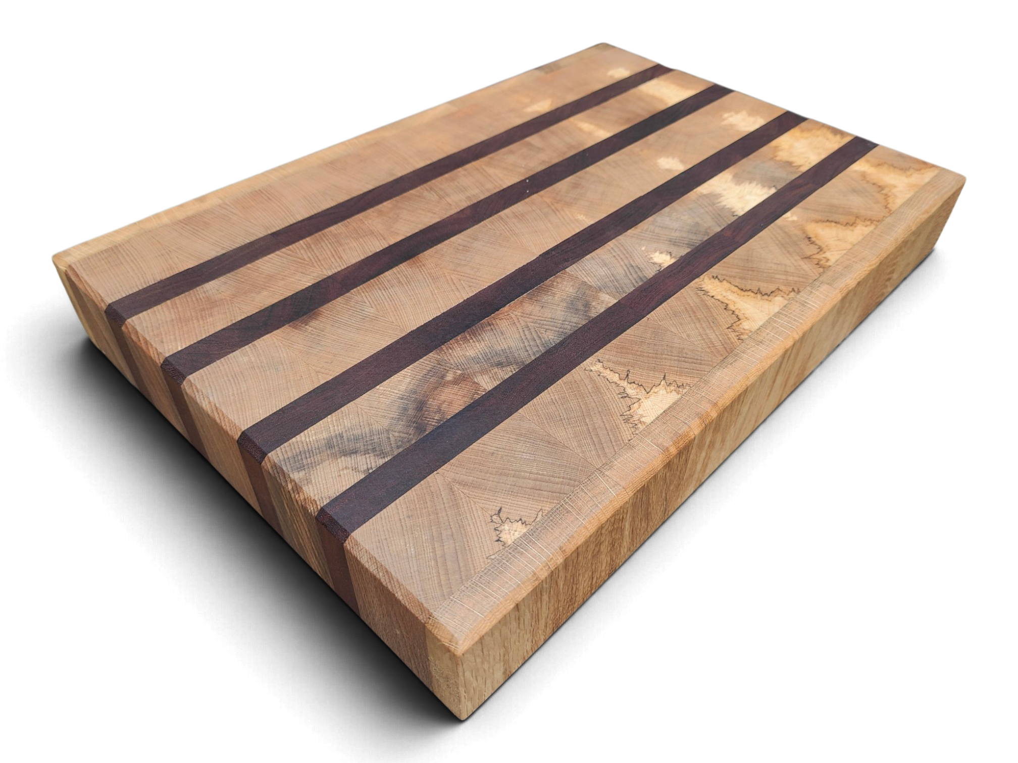 Side profile of a 65mm thick Irish end grain board