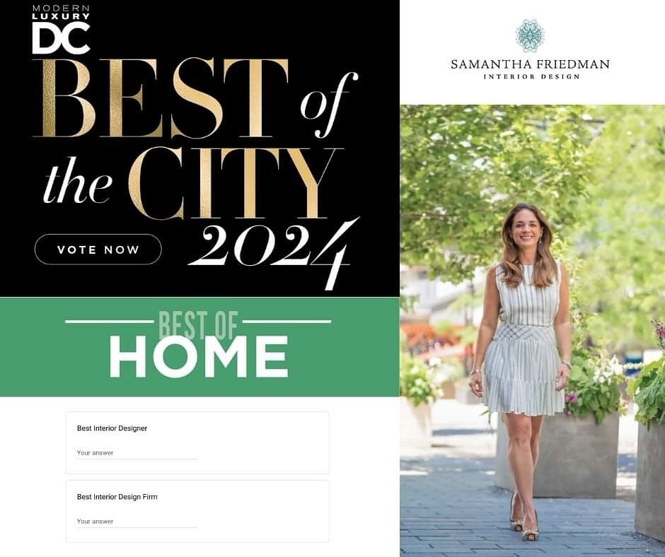 If you&rsquo;ve partnered with me or appreciate my work, I&rsquo;d be grateful for your votes in DC Modern Luxury&rsquo;s &ldquo;Best of the City 2024&rdquo; poll. 

Voting is easy and only takes a minute! 

1. Go here: https://dc.capitolfile.com/bes