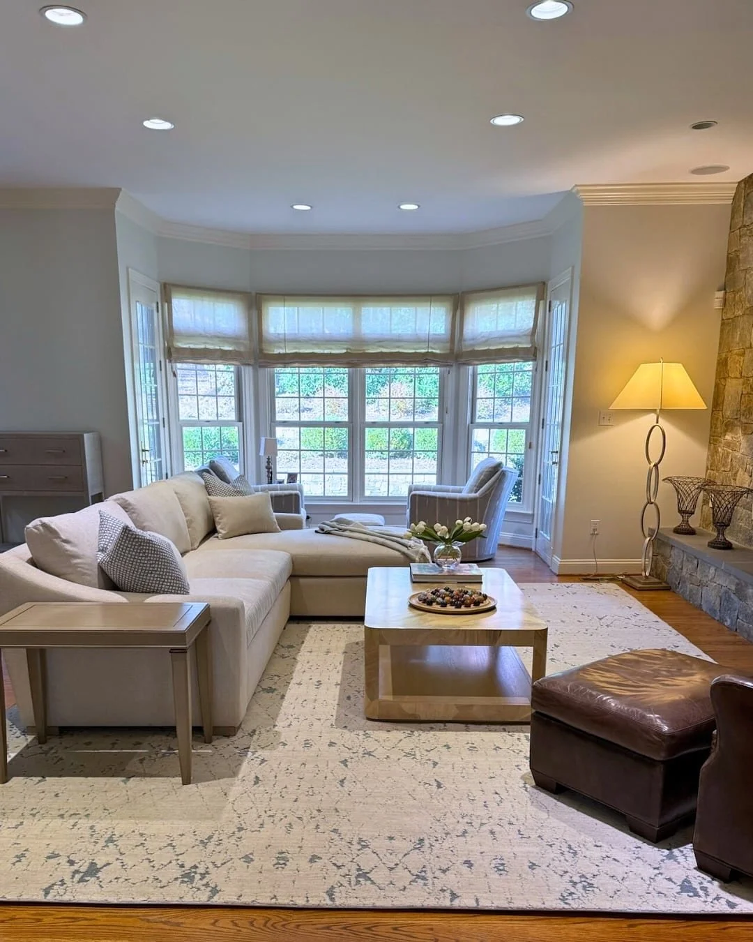 A total redo of a home&rsquo;s design isn&rsquo;t always the solution for clients. 

Sometimes a thoughtful, modern refresh can completely transform the way a living space feels and functions.

For this project, we updated the living area with new ca