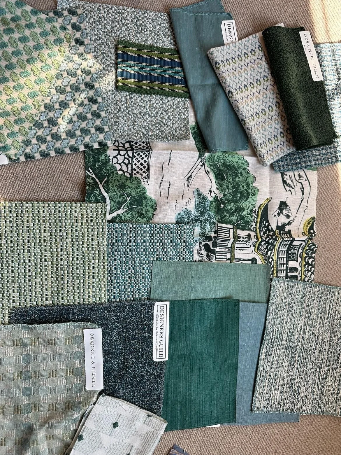 These swatches were pulled together in 2024, but they still feel relevant moving into 2026.

What I love most about them is that they lean into nature without feeling literal. They&rsquo;re textured, nuanced, and meant to be lived with (not just look