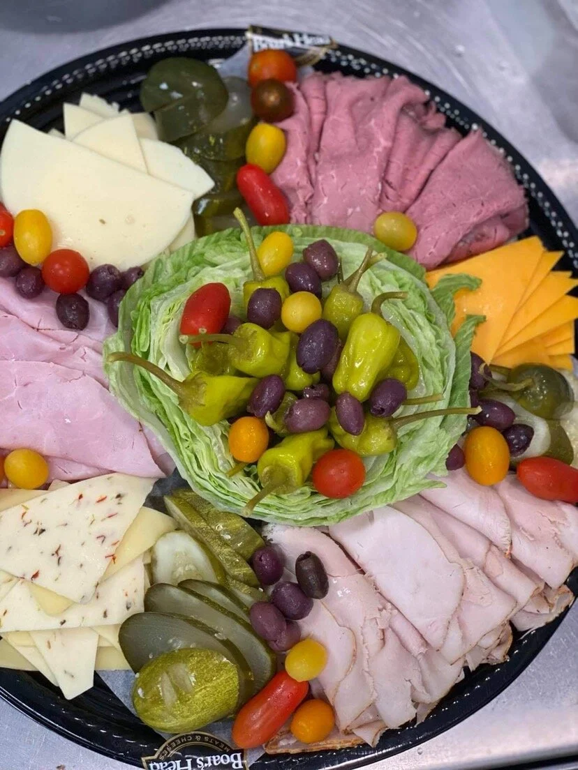 Meat and Cheese Platter   A catering favorite! Premium Boar’s Head meats and cheeses for your important events.