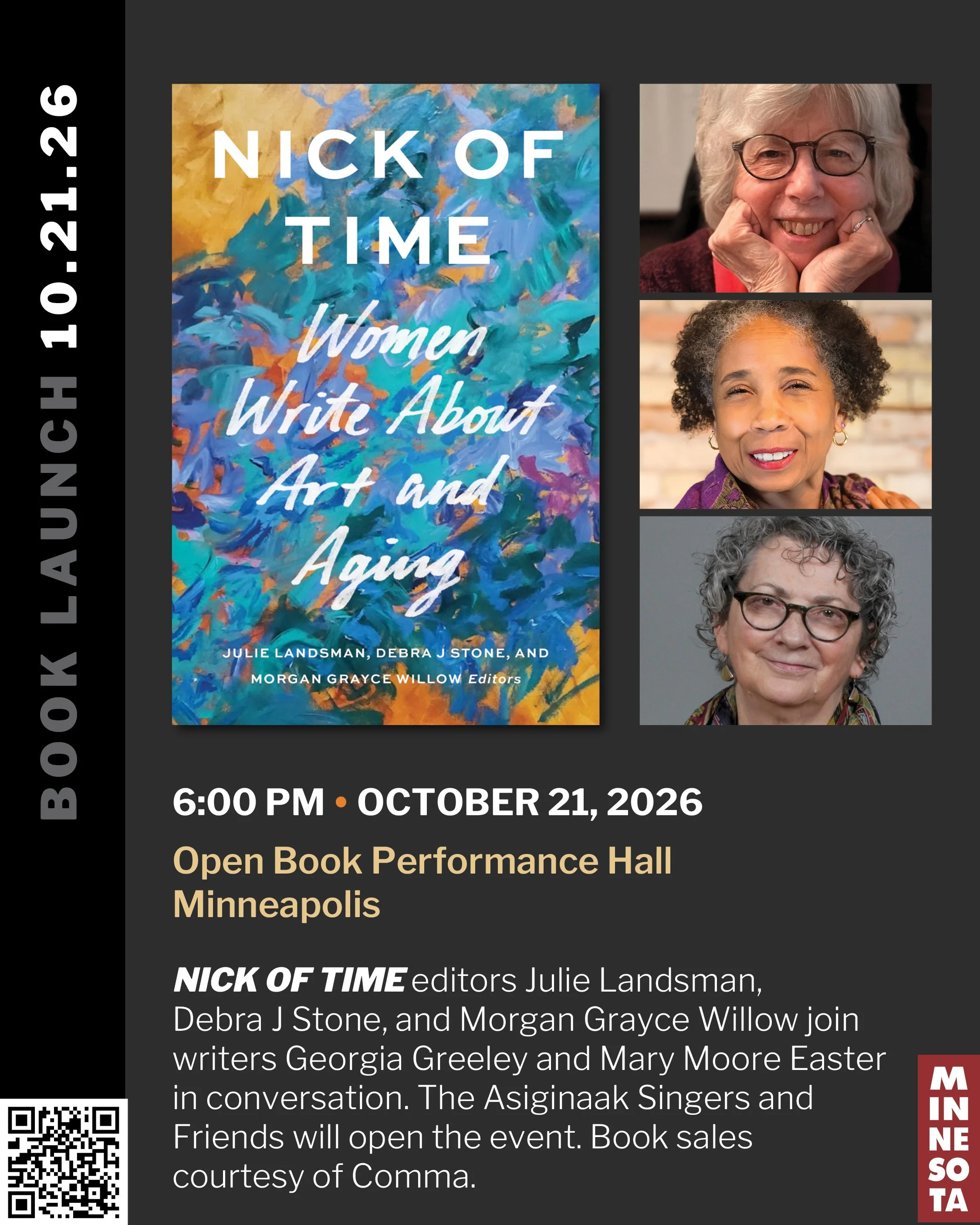 Book Launch: Nick of Time: Women Write About Art and Aging