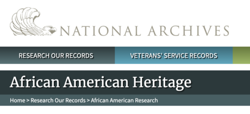 The National Archives has a dedicated research guide for navigating African American historical records. | https://www.archives.gov/research/african-americans