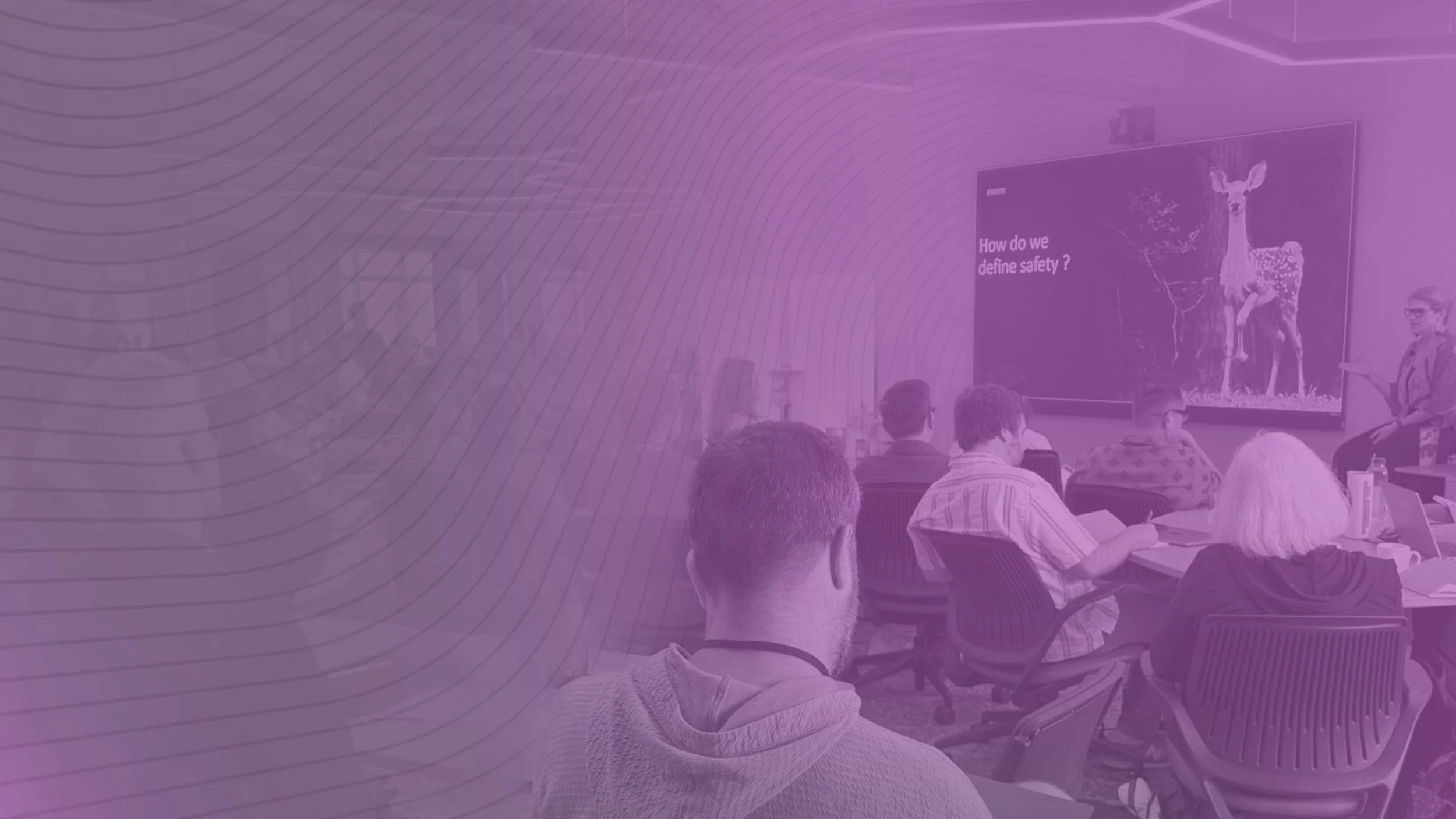 Education Program attendees in session